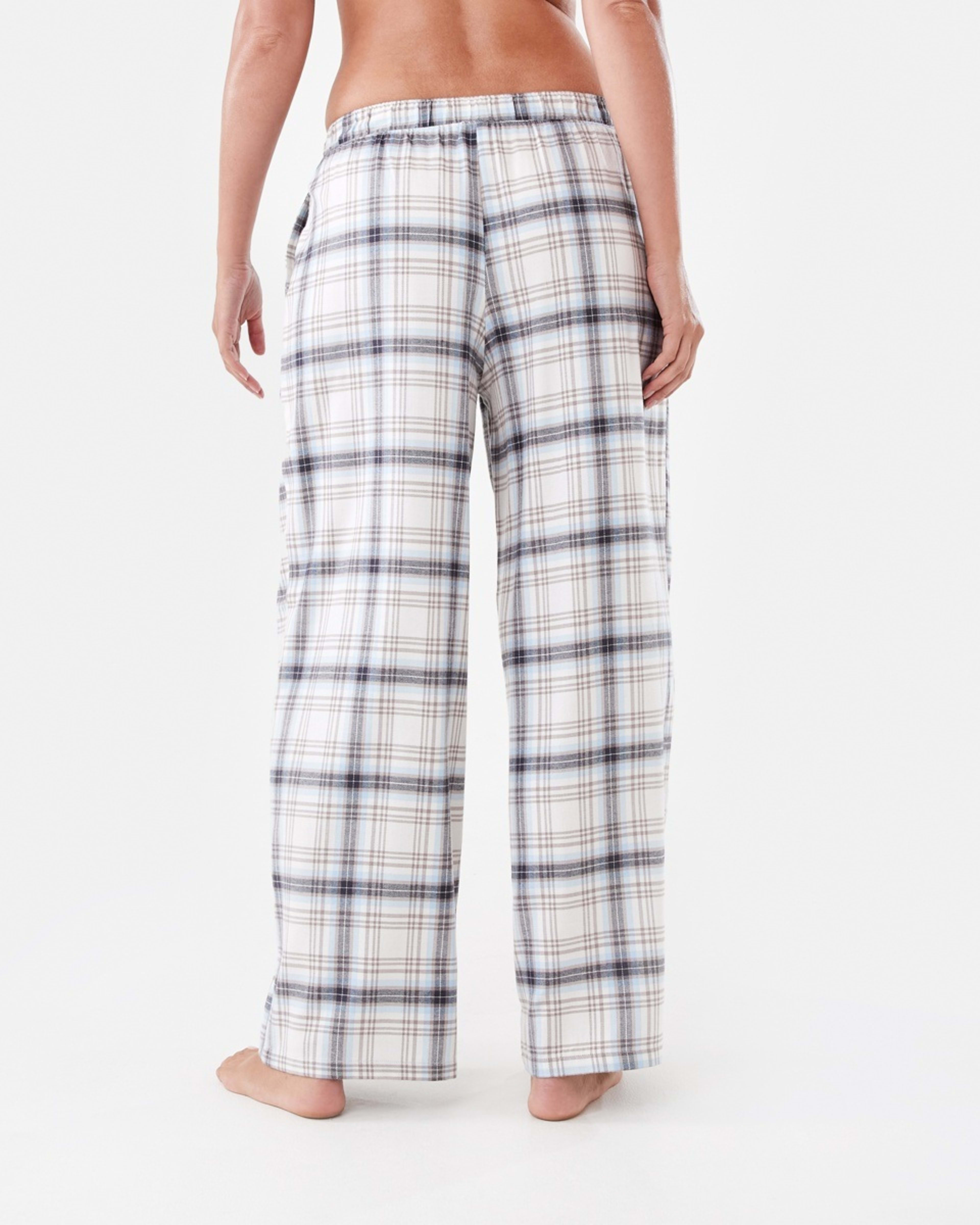 3 Boyfriend Flannel Pants Grey Chk, 3 of 6