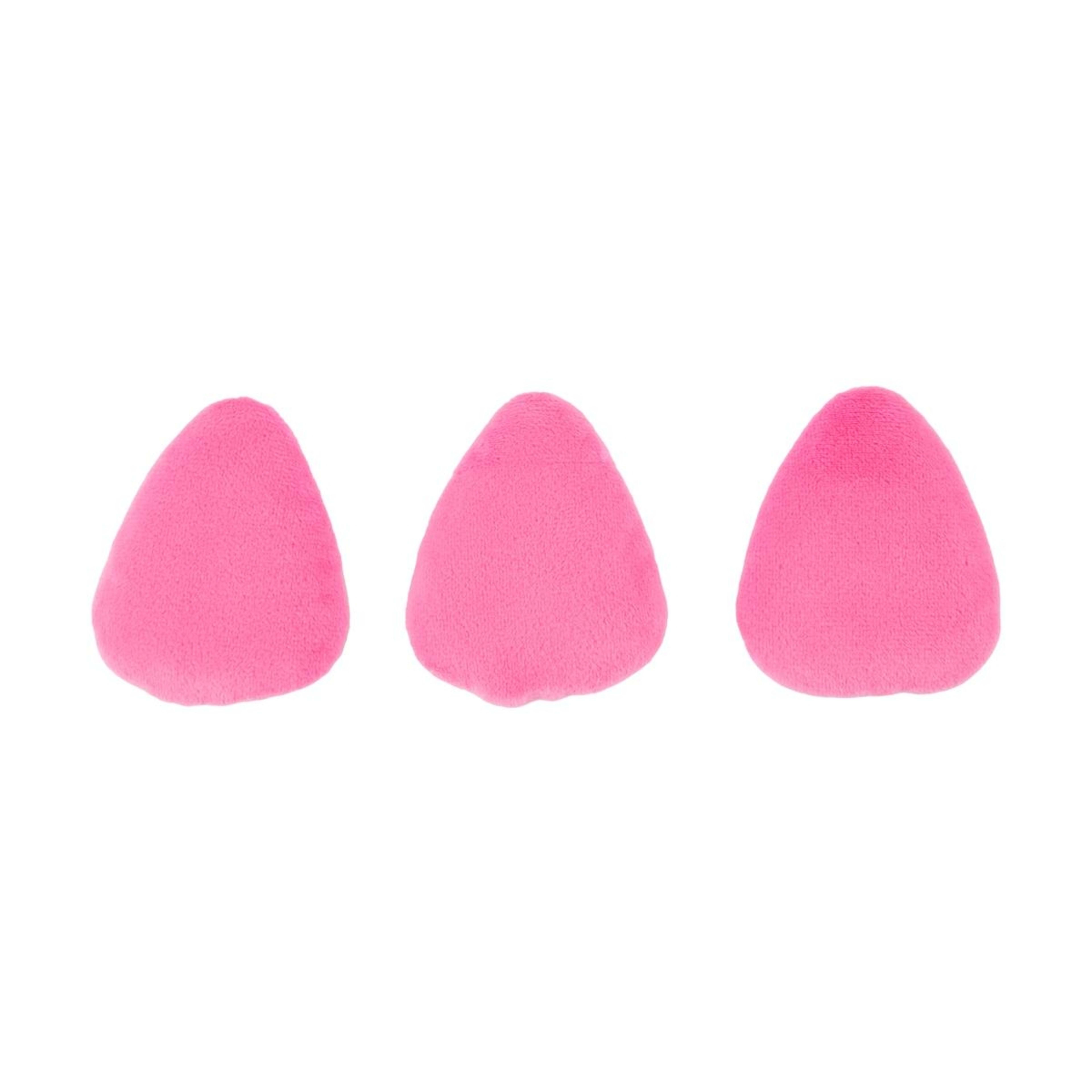 3 OXX Cosmetics 3 Pack Double Sided Powder Puff - Pink, 3 of 4