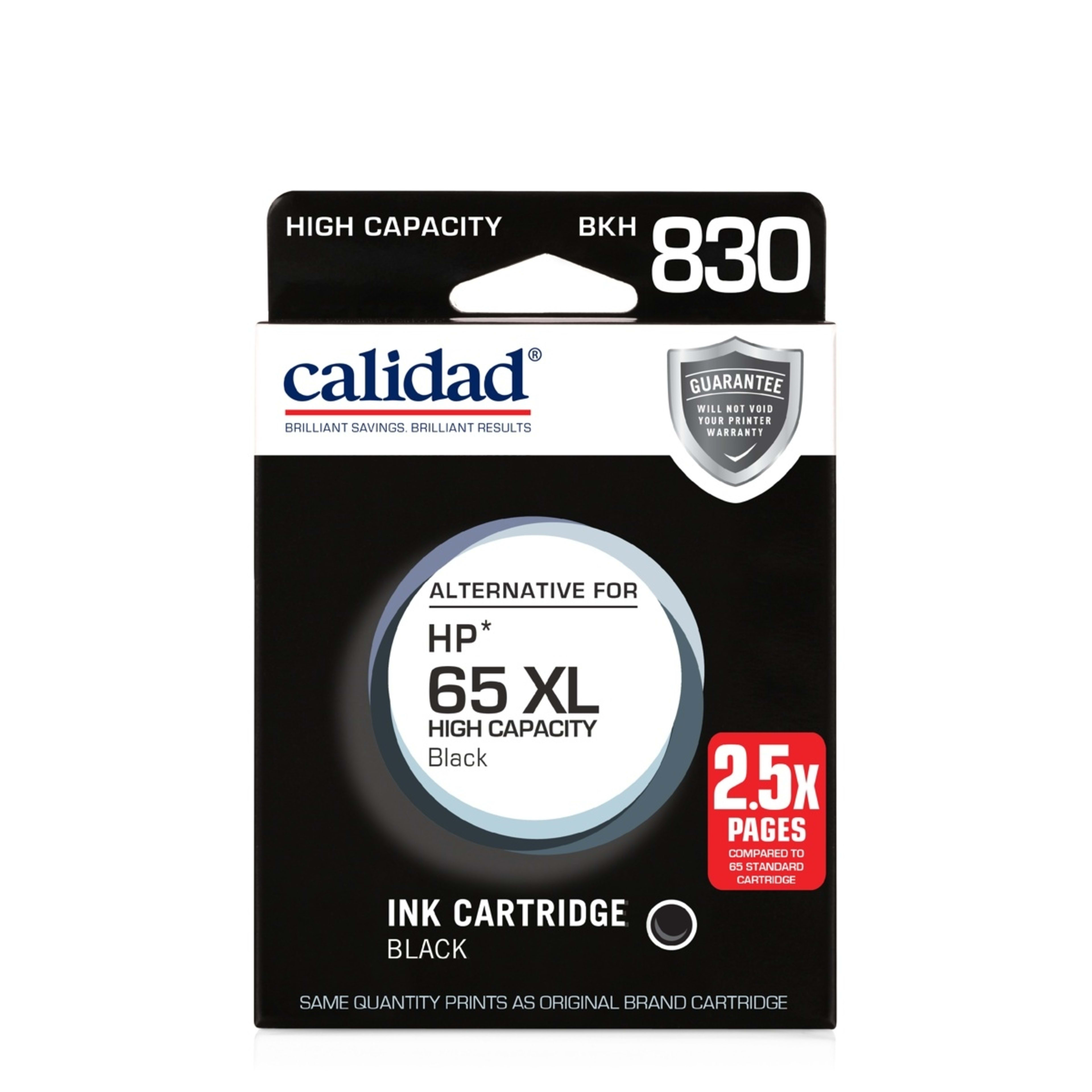 1 Calidad High Capacity BKH 830 Ink Cartridge - Black