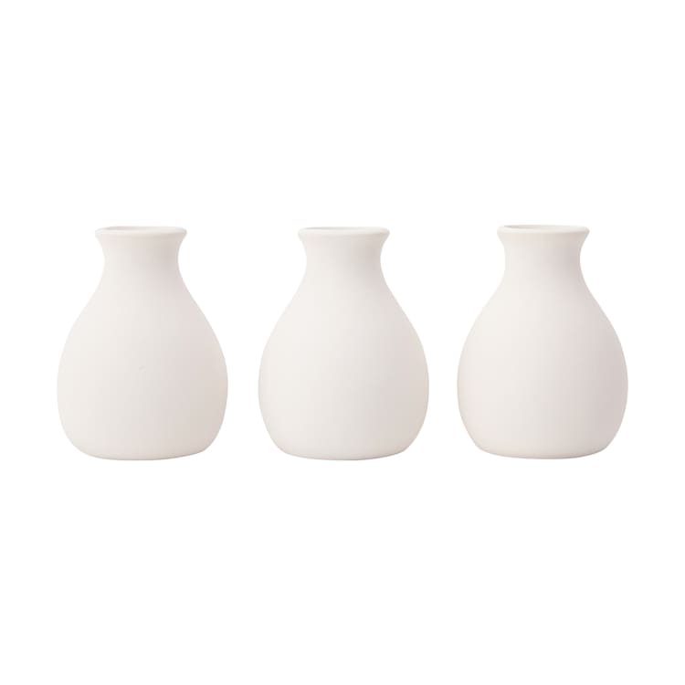 3 Pack DIY Ceramic Vases Kmart