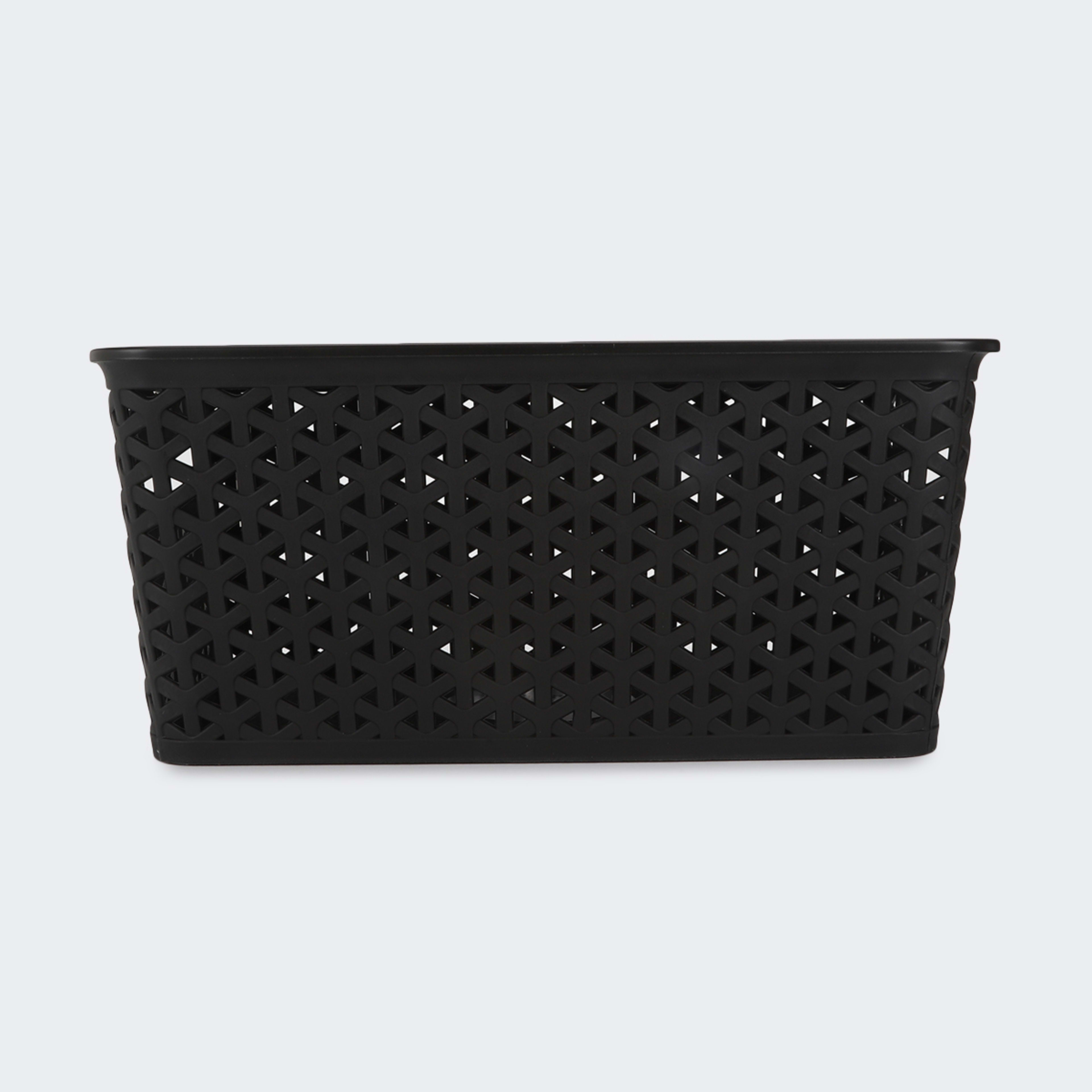 Storage Container with Lid Small Black Kmart