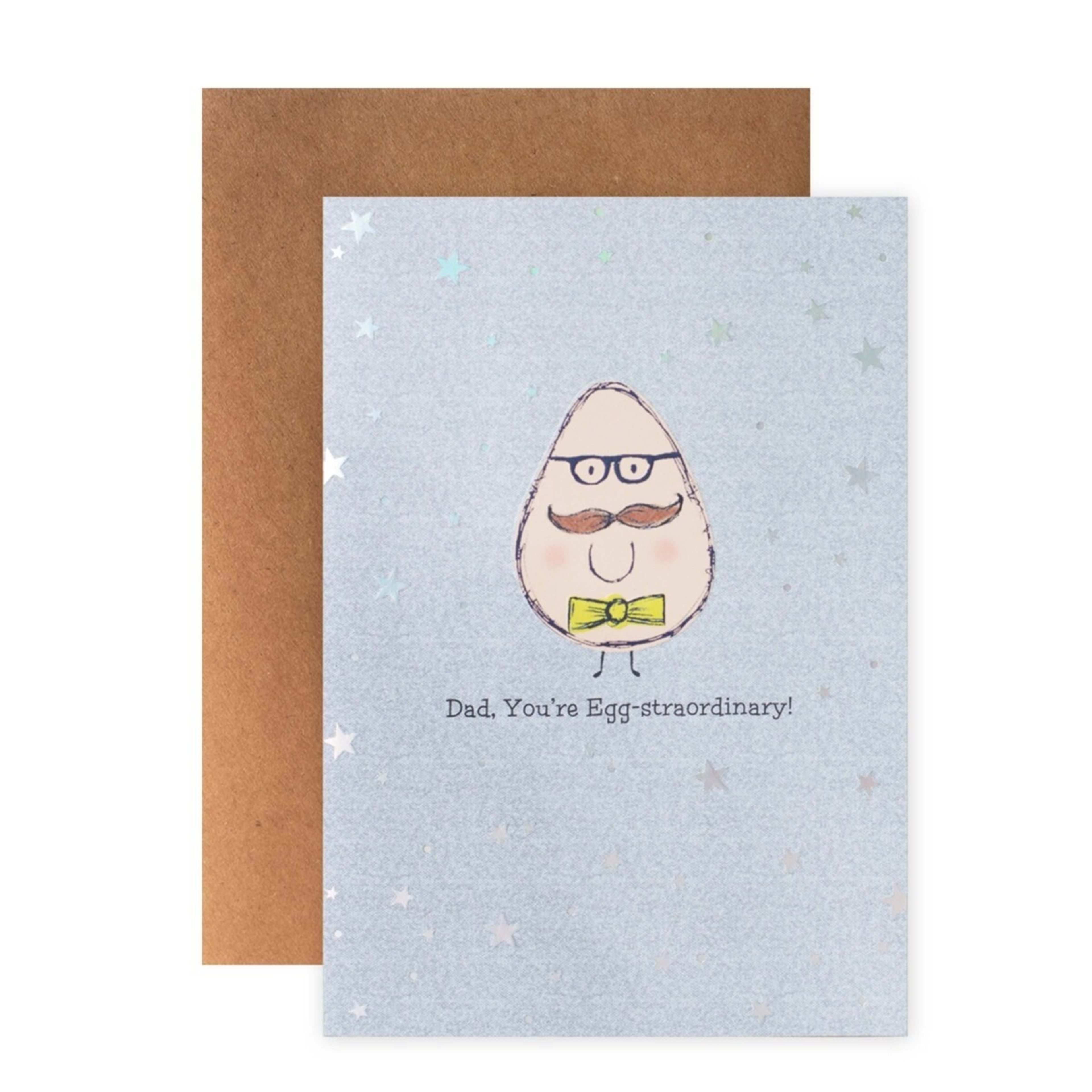 1 Connections from Hallmark Birthday Card For Dad - Egg-straordinary