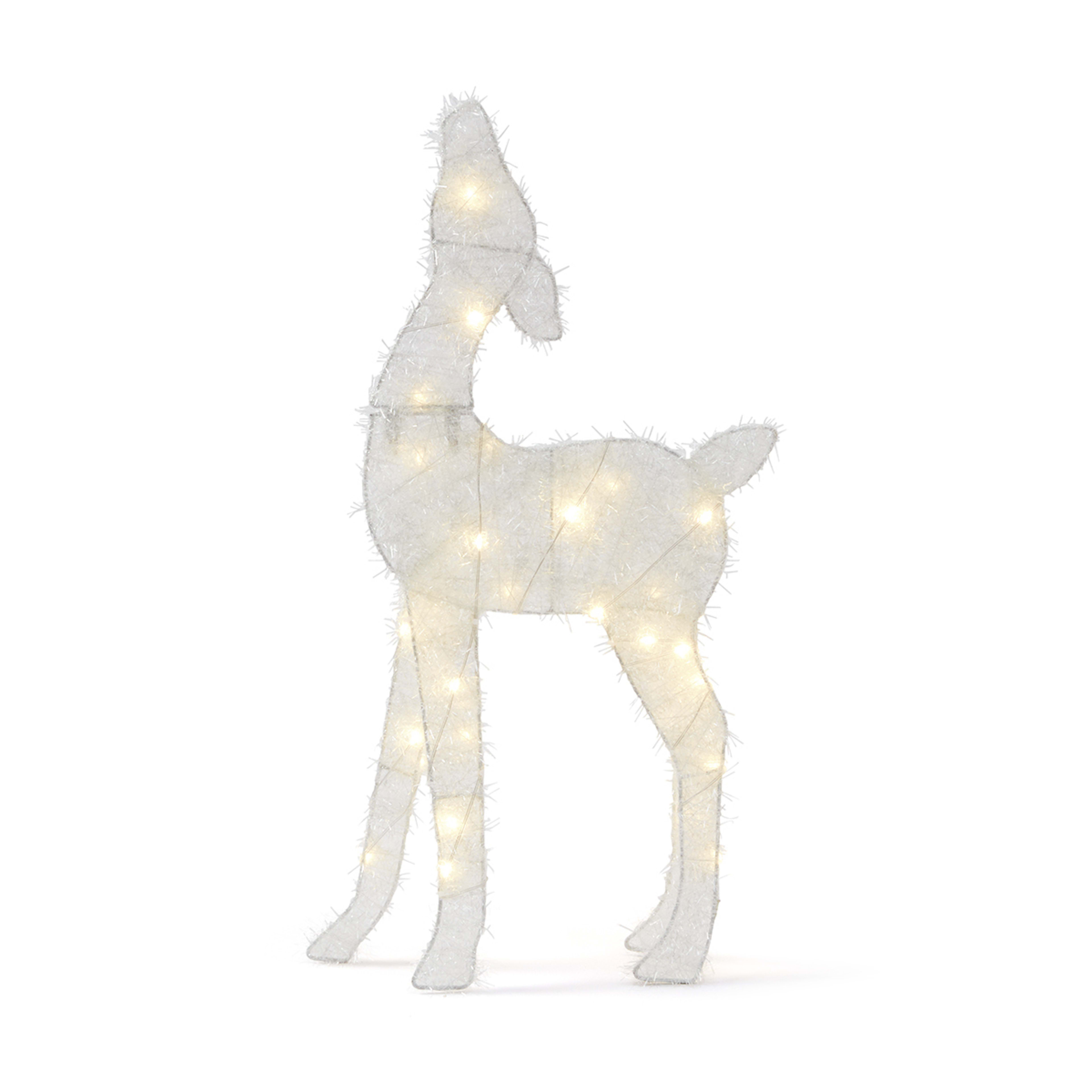 Solar Powered Christmas Light Up Reindeer Family Kmart