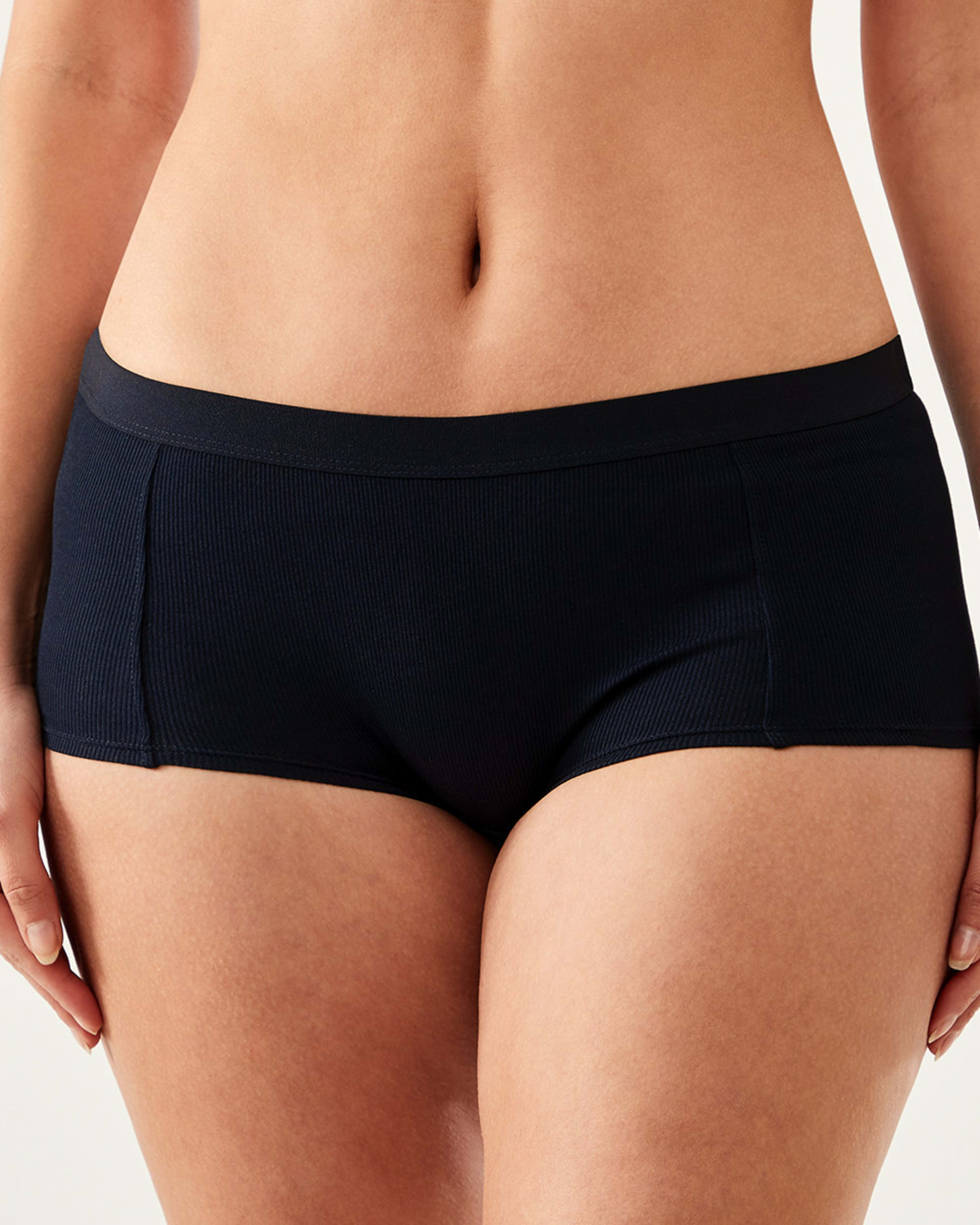 1 Rib Boyleg Briefs MIDNIGHT, 1 of 5