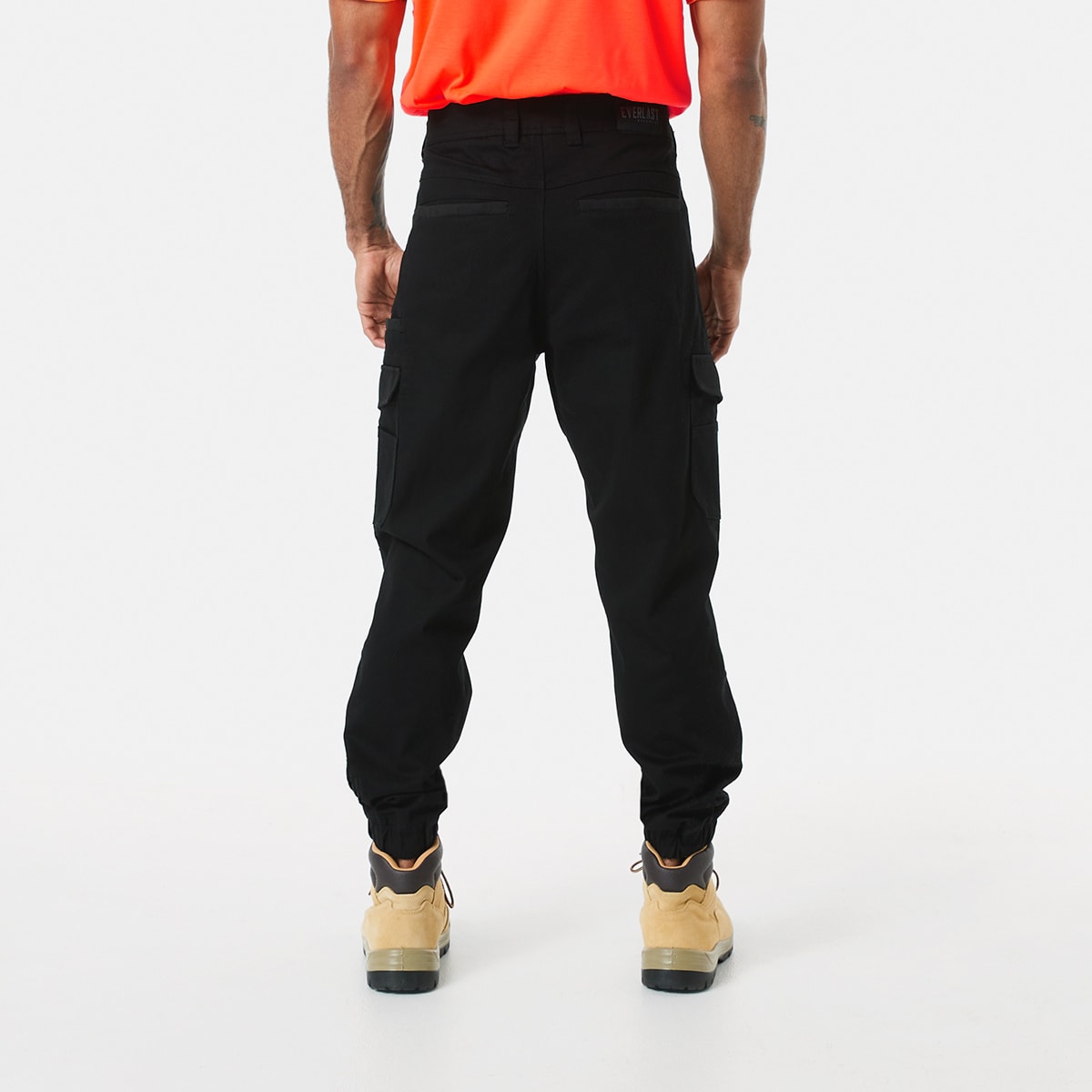 Everlast Mens Workwear Canvas Twill Jogger Pants Kmart