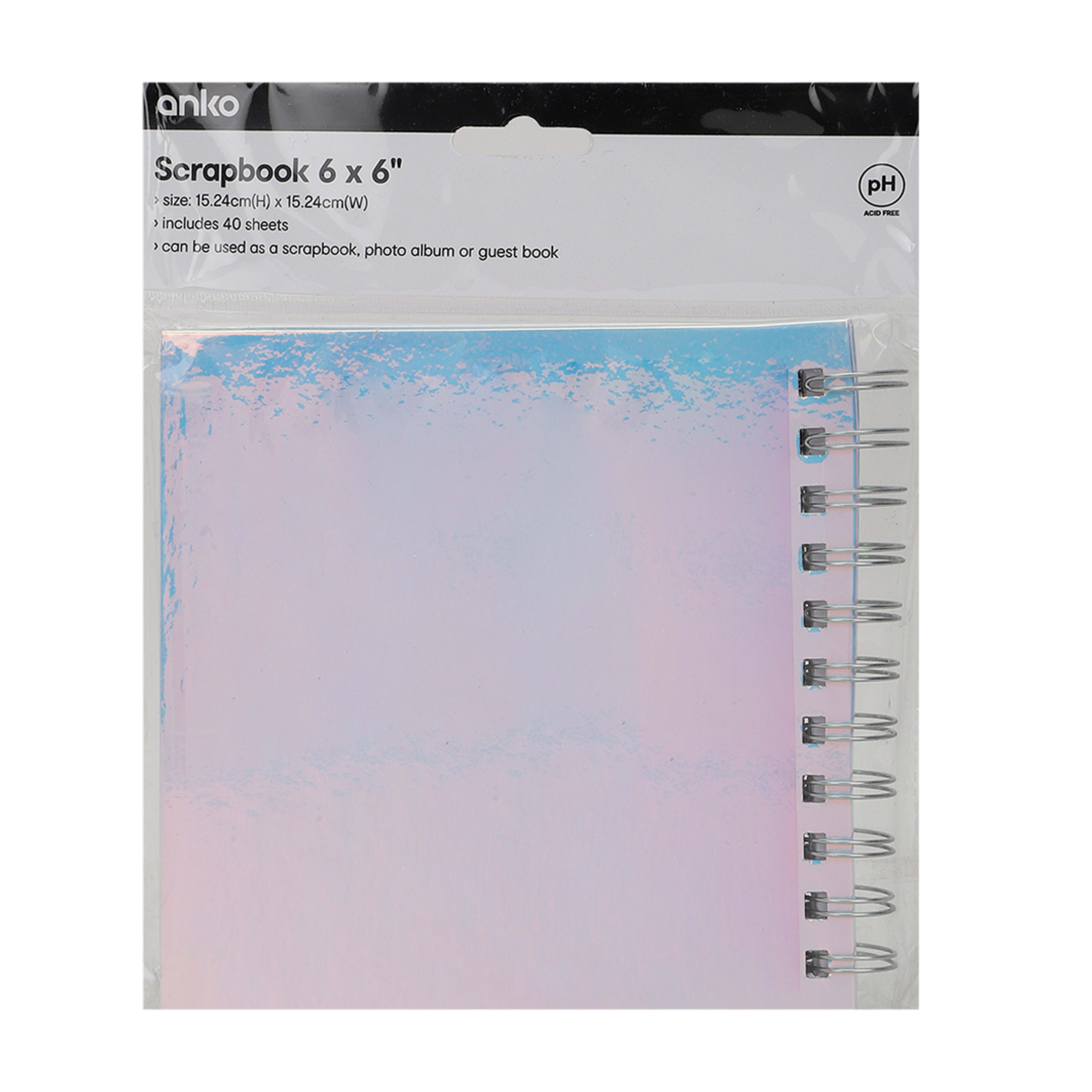 7 6in. x 6in. Scrapbook - Iridescent, 7 of 7