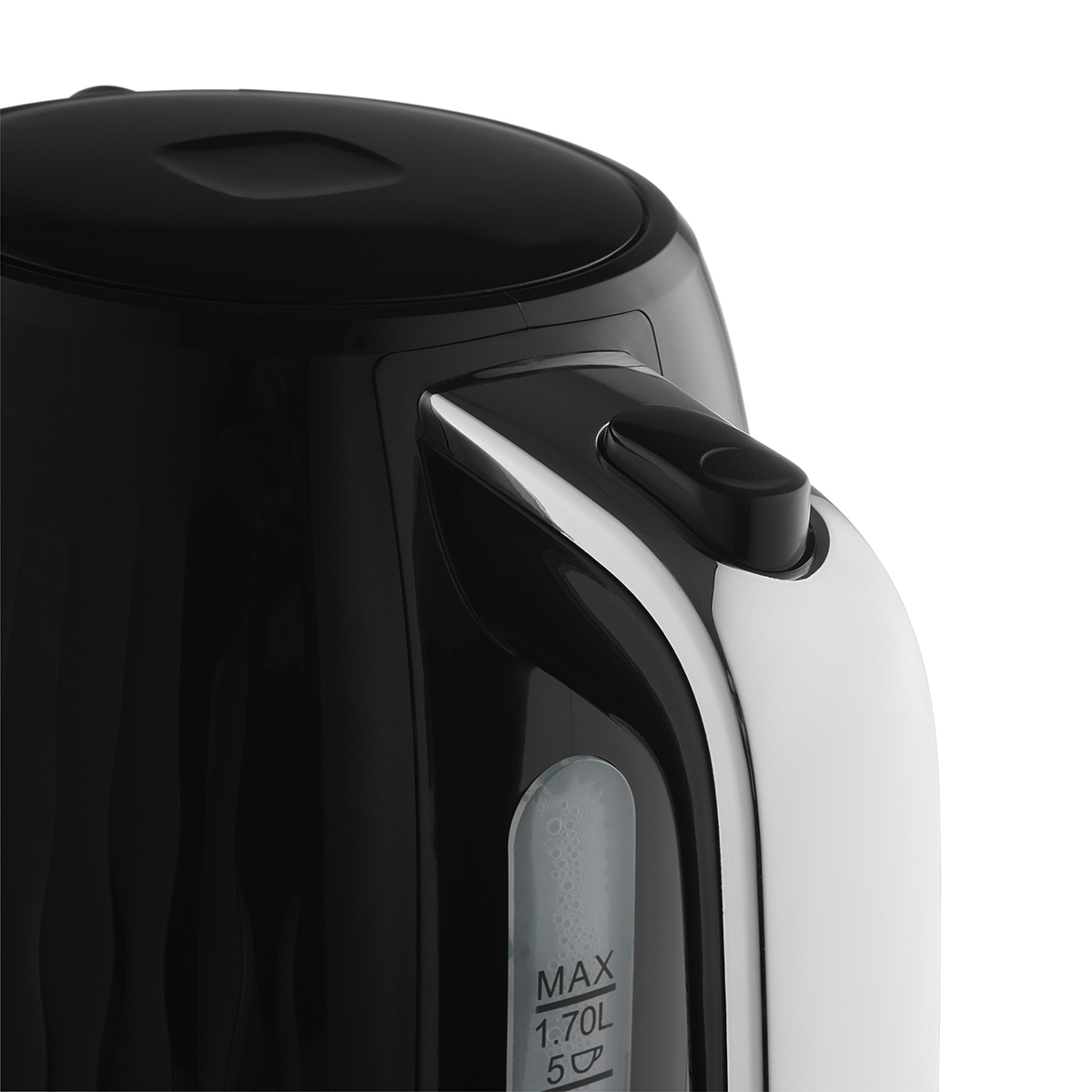 6 1.7L Kettle - Black and Silver Look, 6 of 8