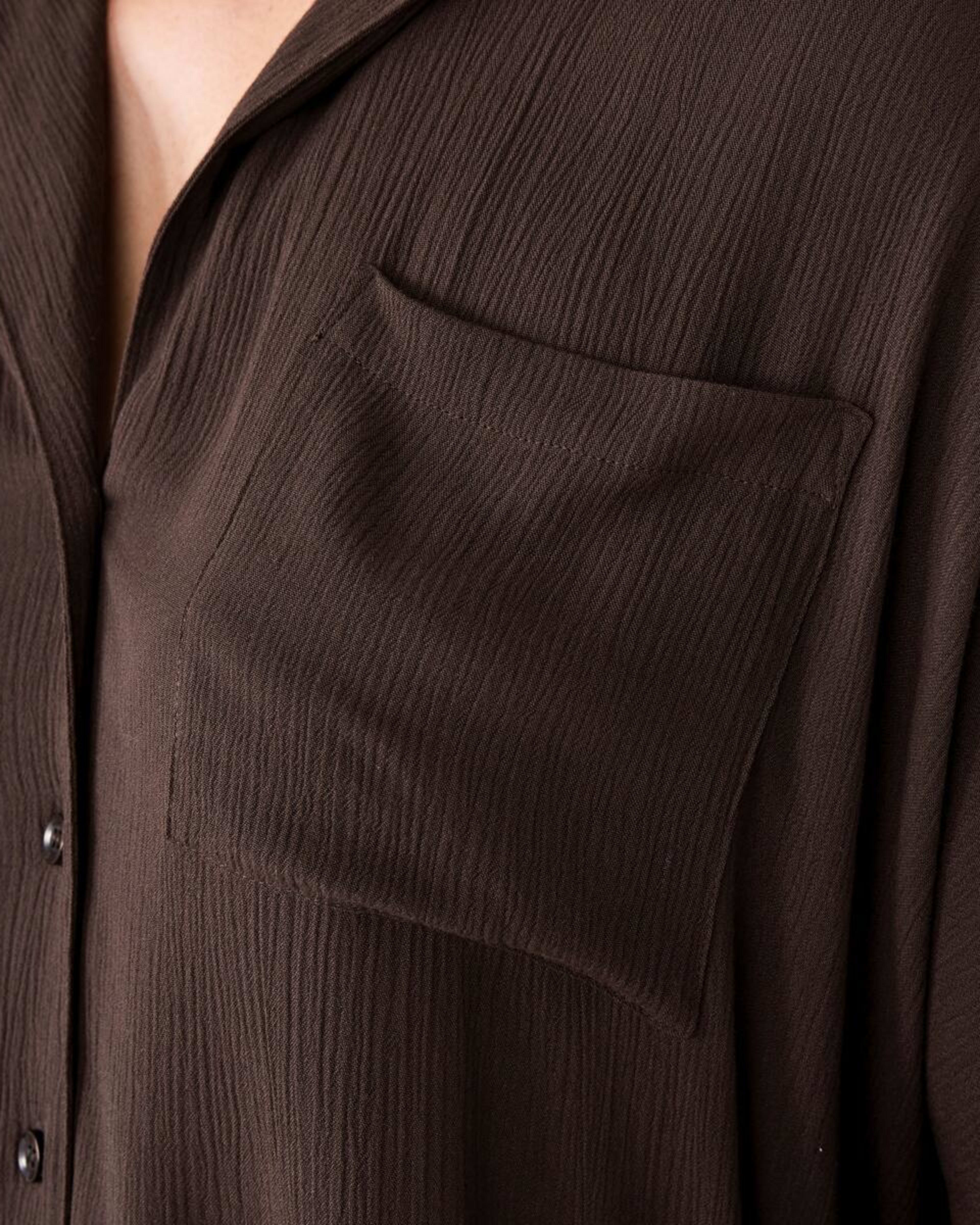 5 Short Dolman Sleeve Shirt MELTED CHOCOLATE, 5 of 5