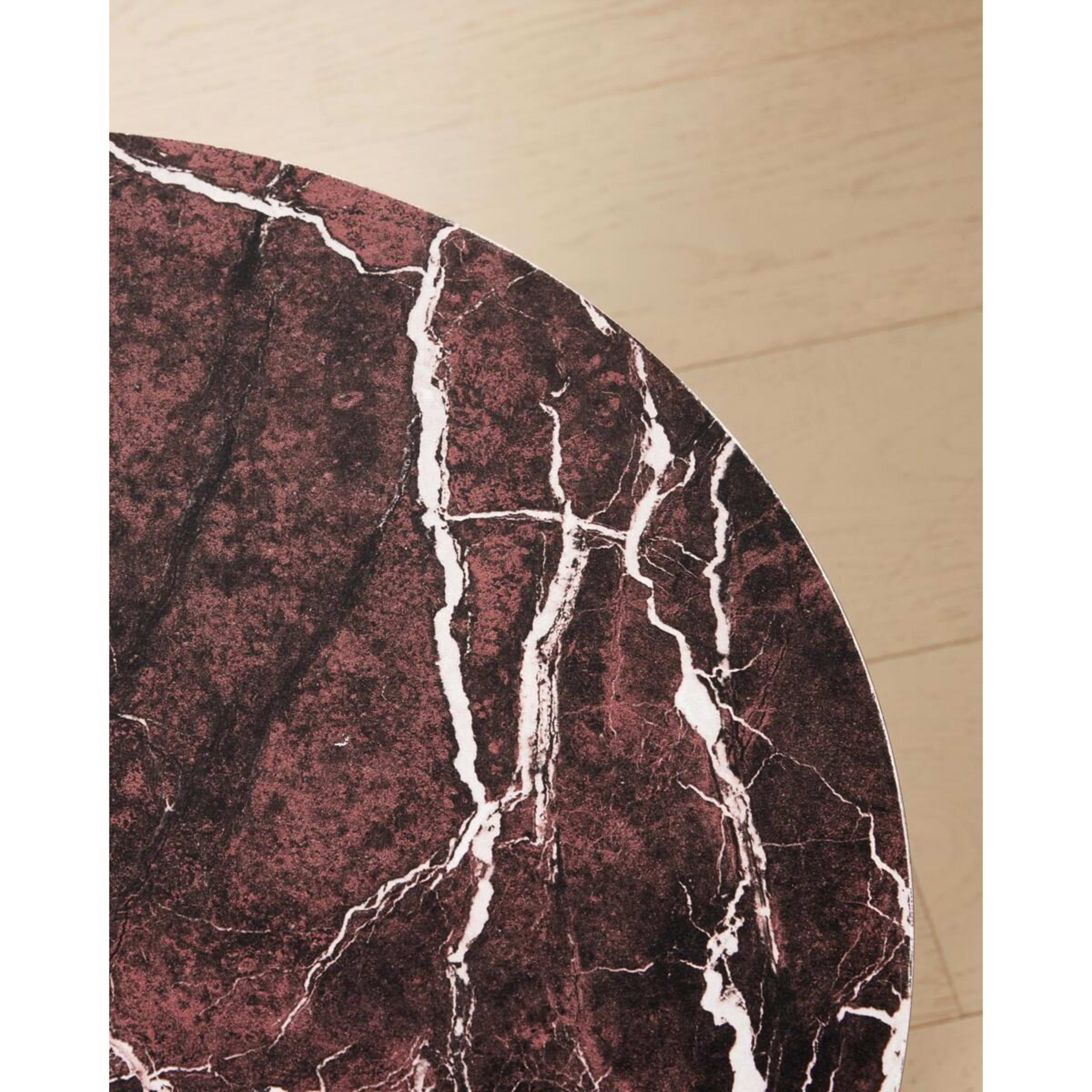 3 Round Marble Look Side Table, 3 of 5