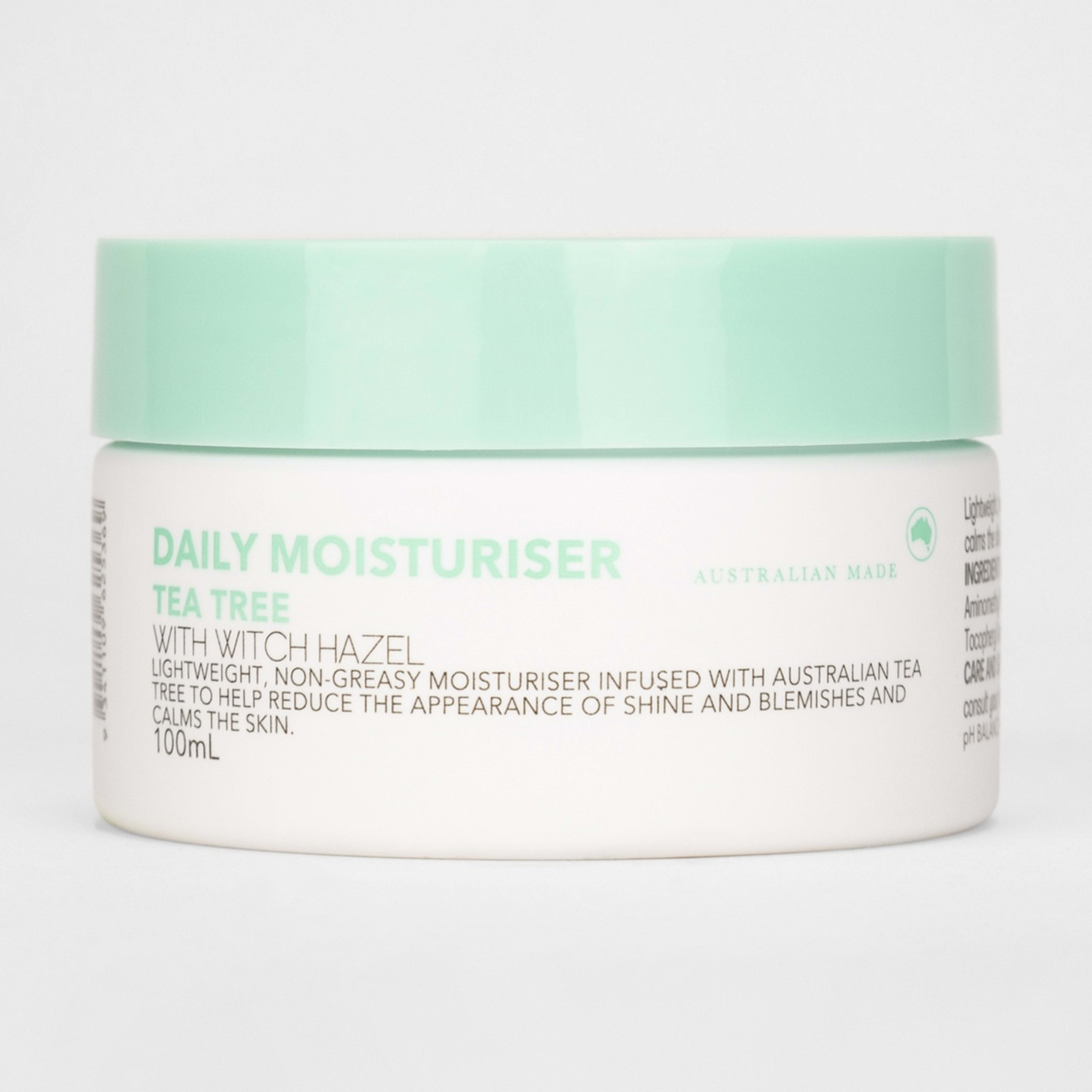 1 Daily Moisturiser 100ml - Tea Tree and Witch Hazel