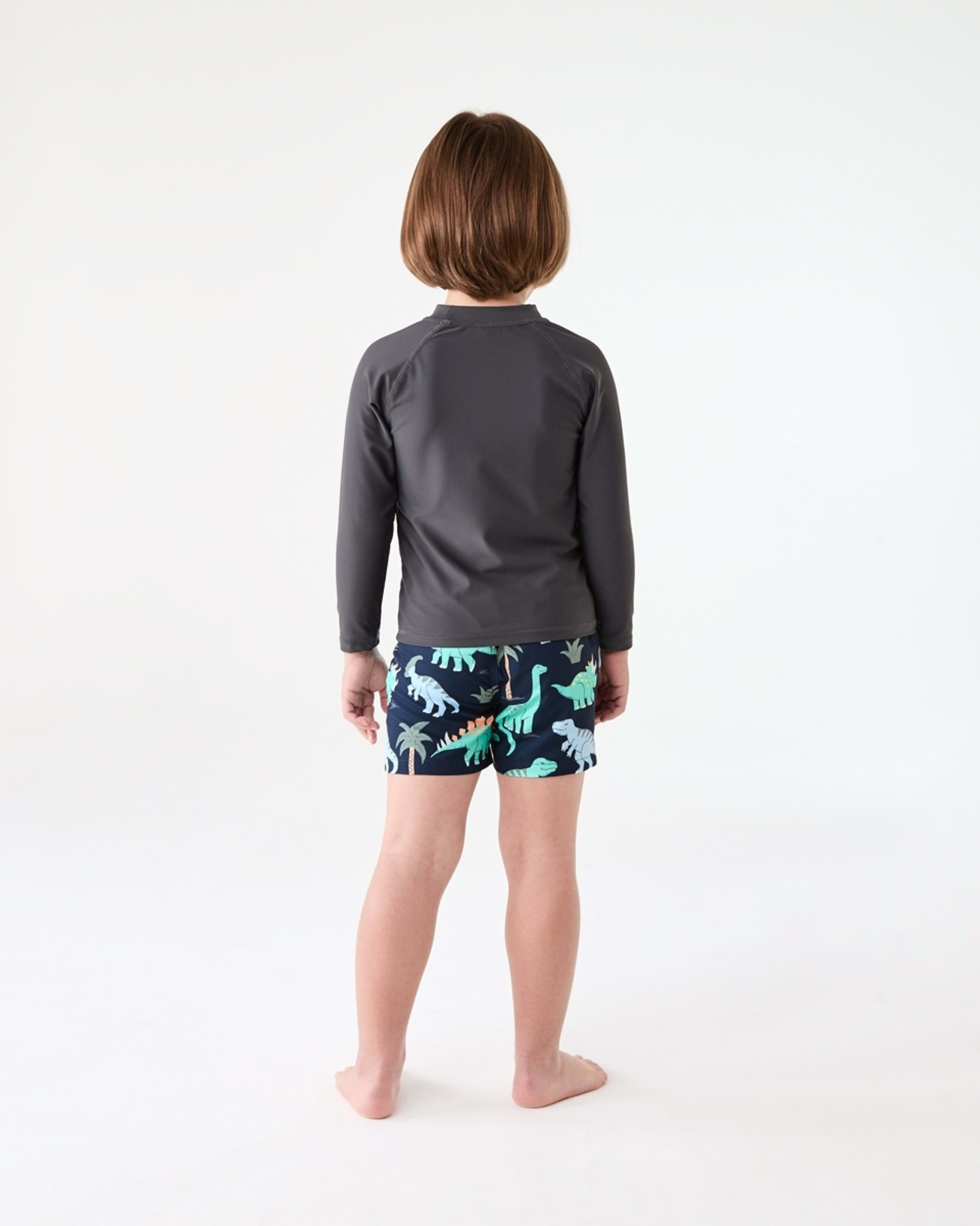6 Printed Boardshorts DINO SCRIBBLE DRESS BLUE, 6 of 6