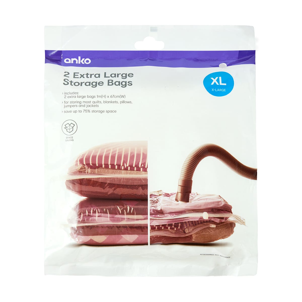 Storage Bags Extra Large, Set of 2 Kmart NZ