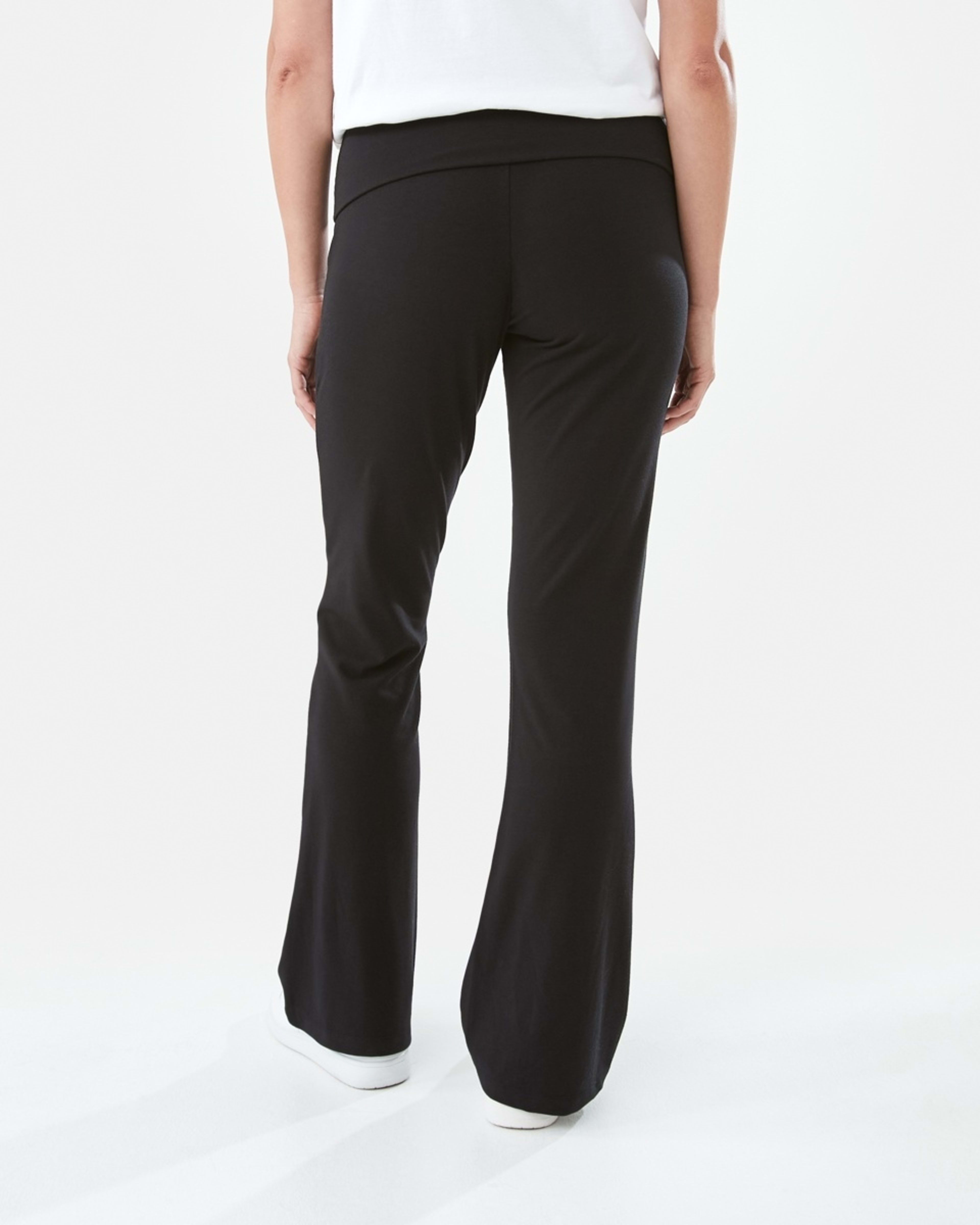 3 Fold Down Flare Pants BLACK, 3 of 4