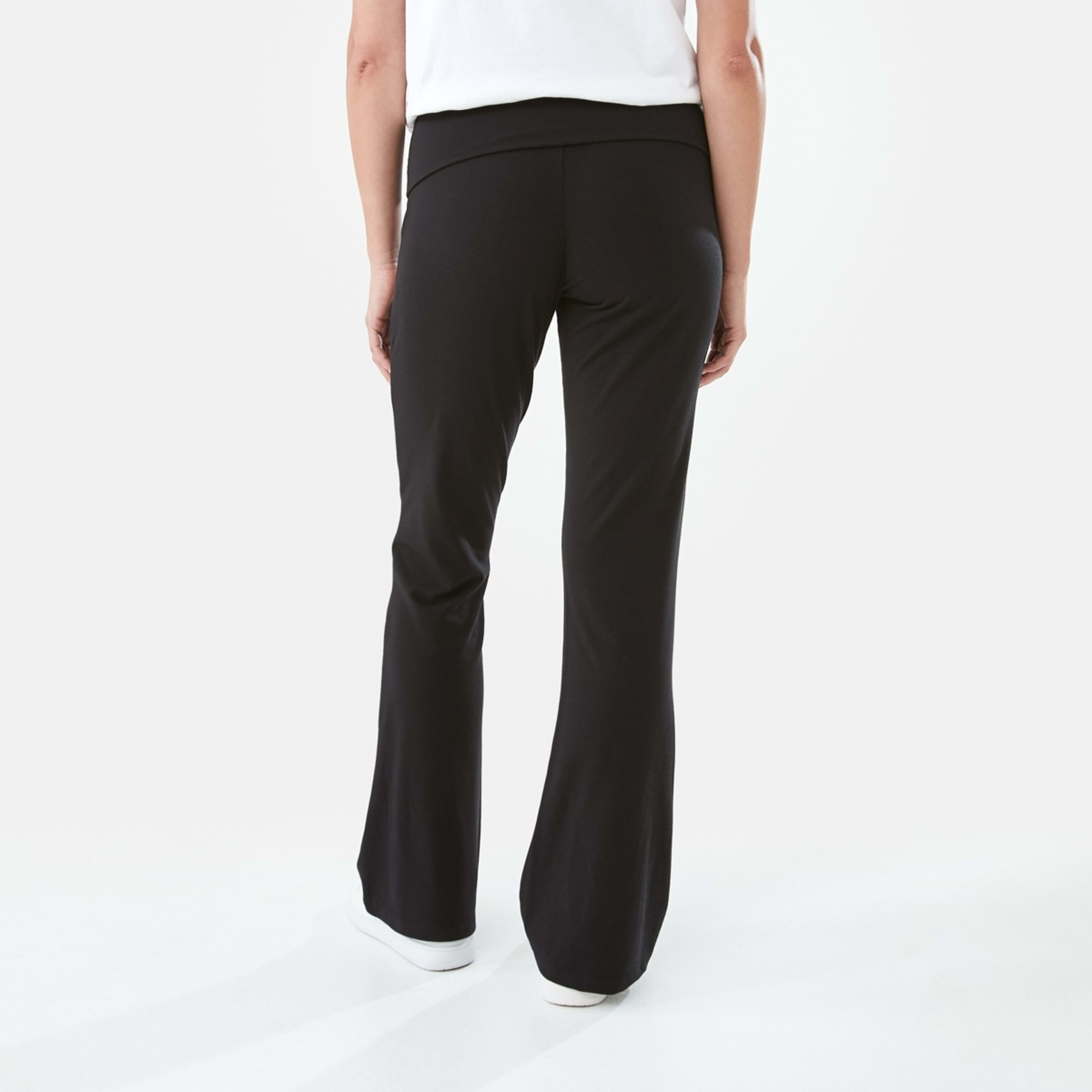 3 Fold Down Flare Pants Black, 3 of 4