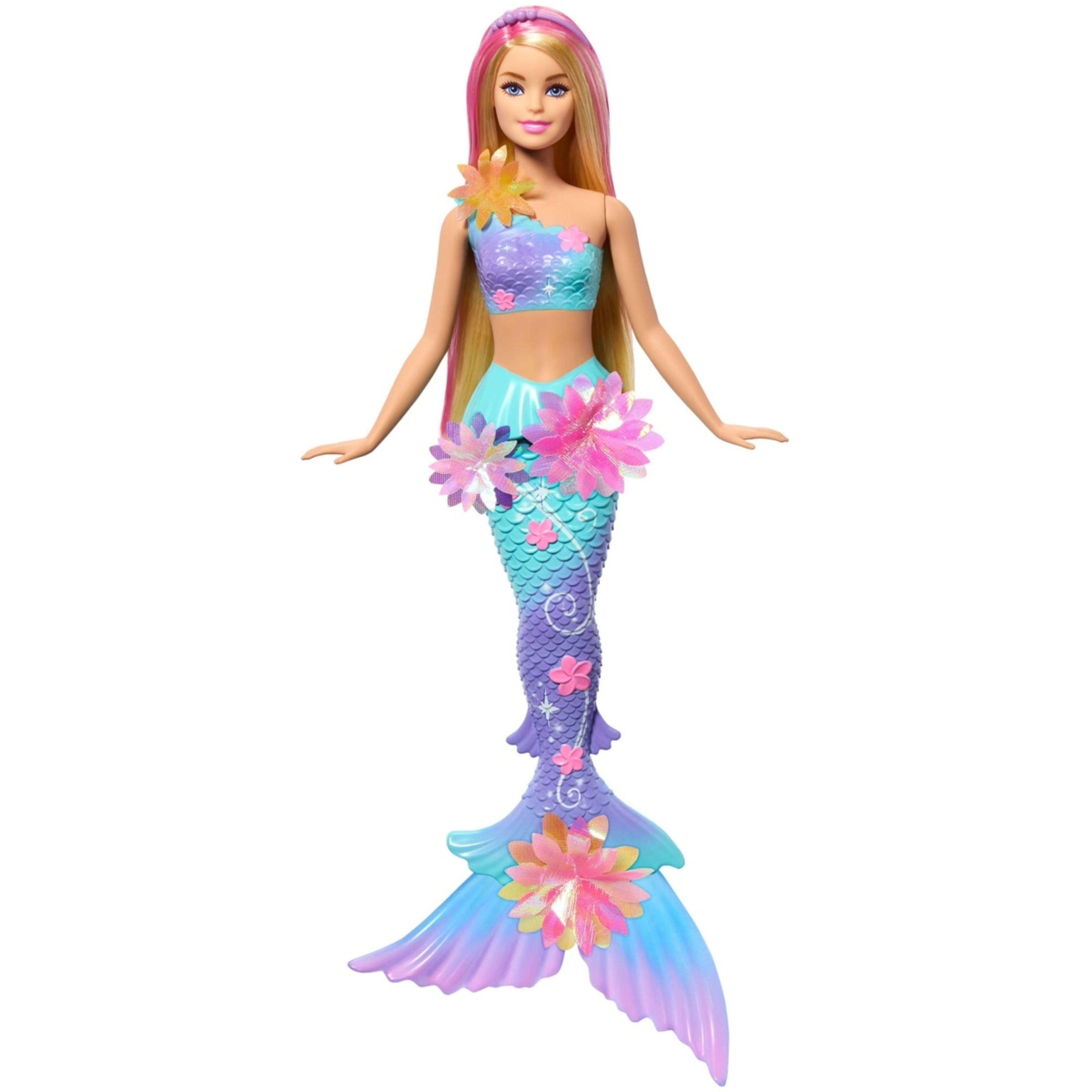 2 Barbie Flower Magic Mermaid Toy Doll, 2 of 6