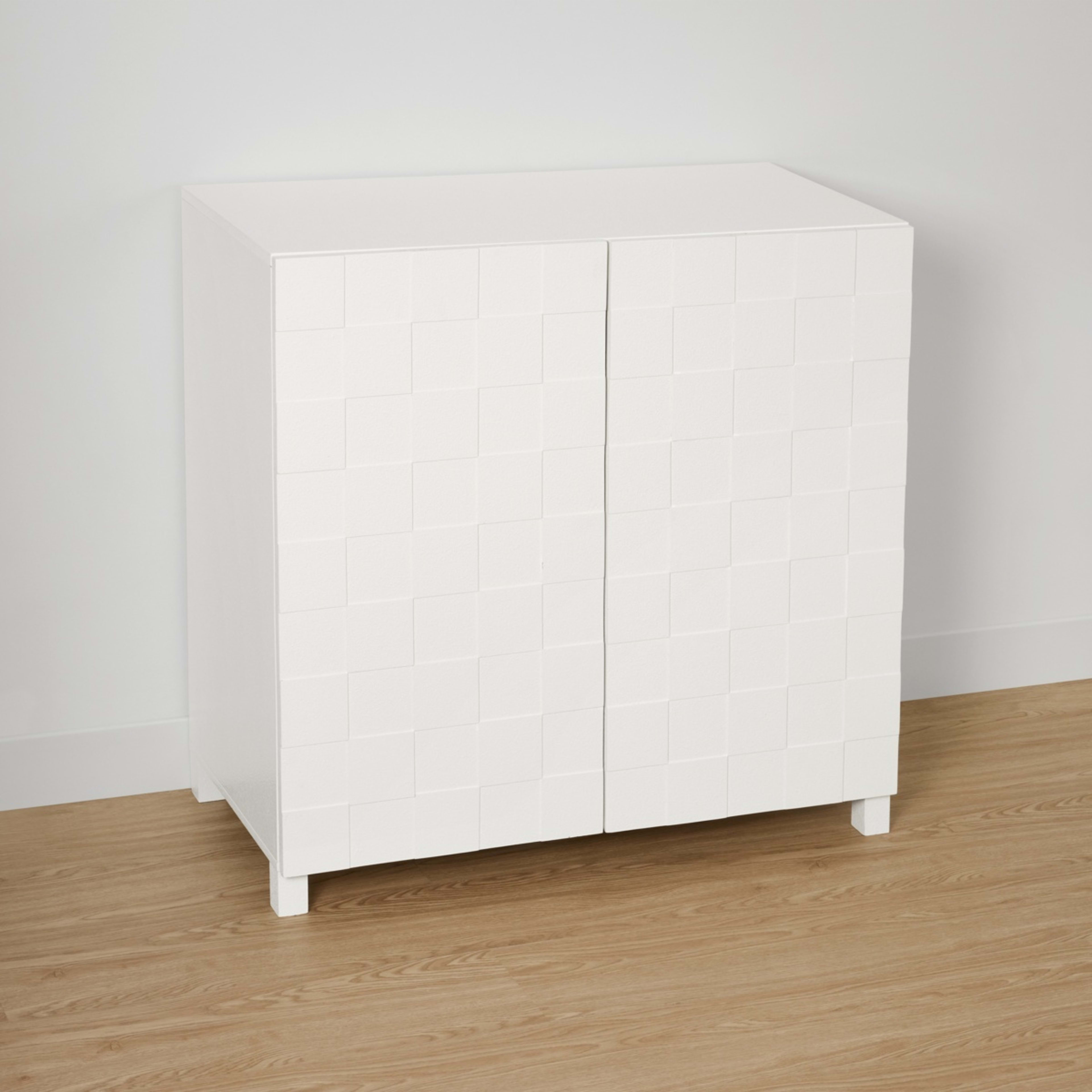 5 Chase Check 2 Doors Cabinet - White, 5 of 10
