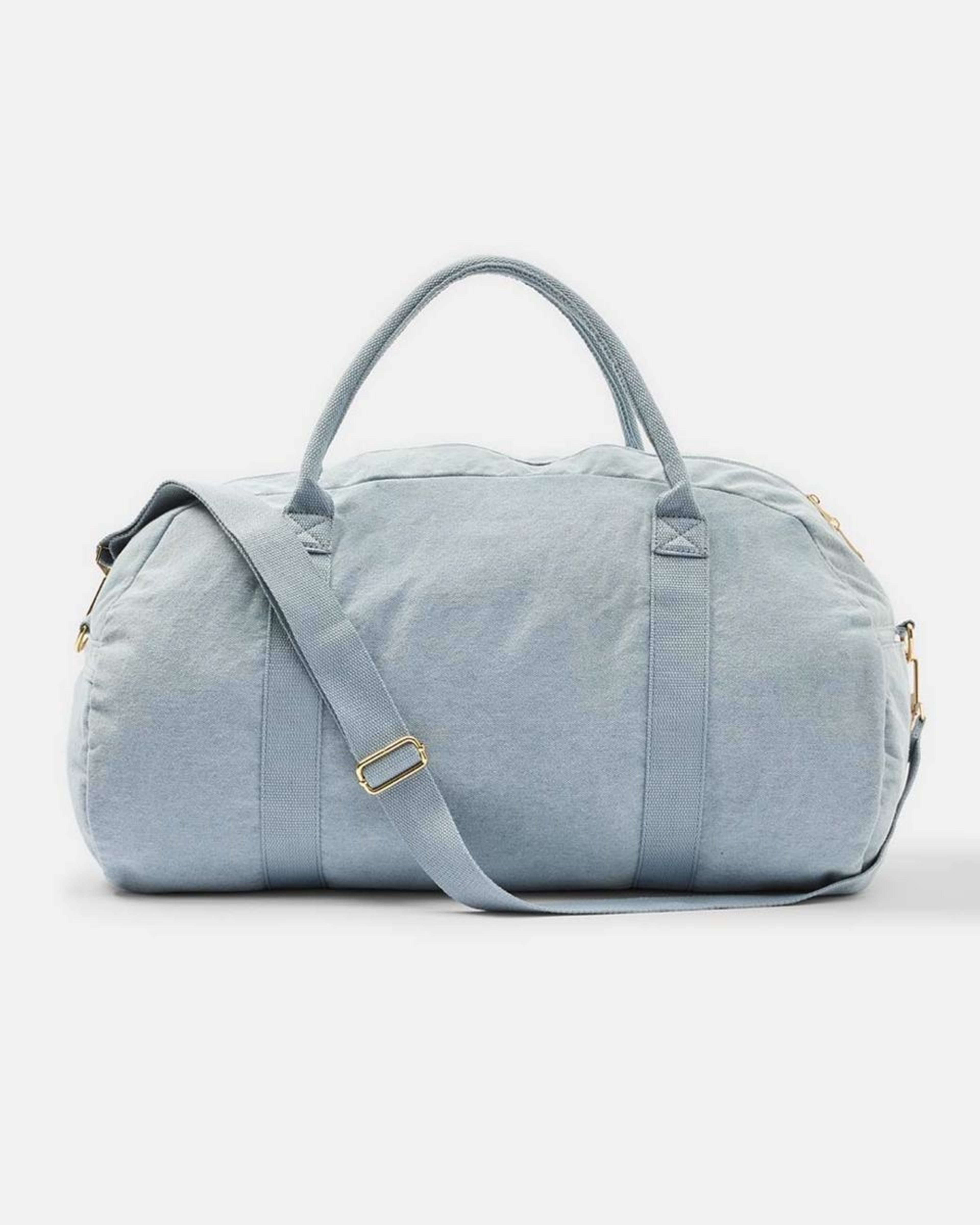 1 Casual Weekender Bag Chambray, 1 of 5