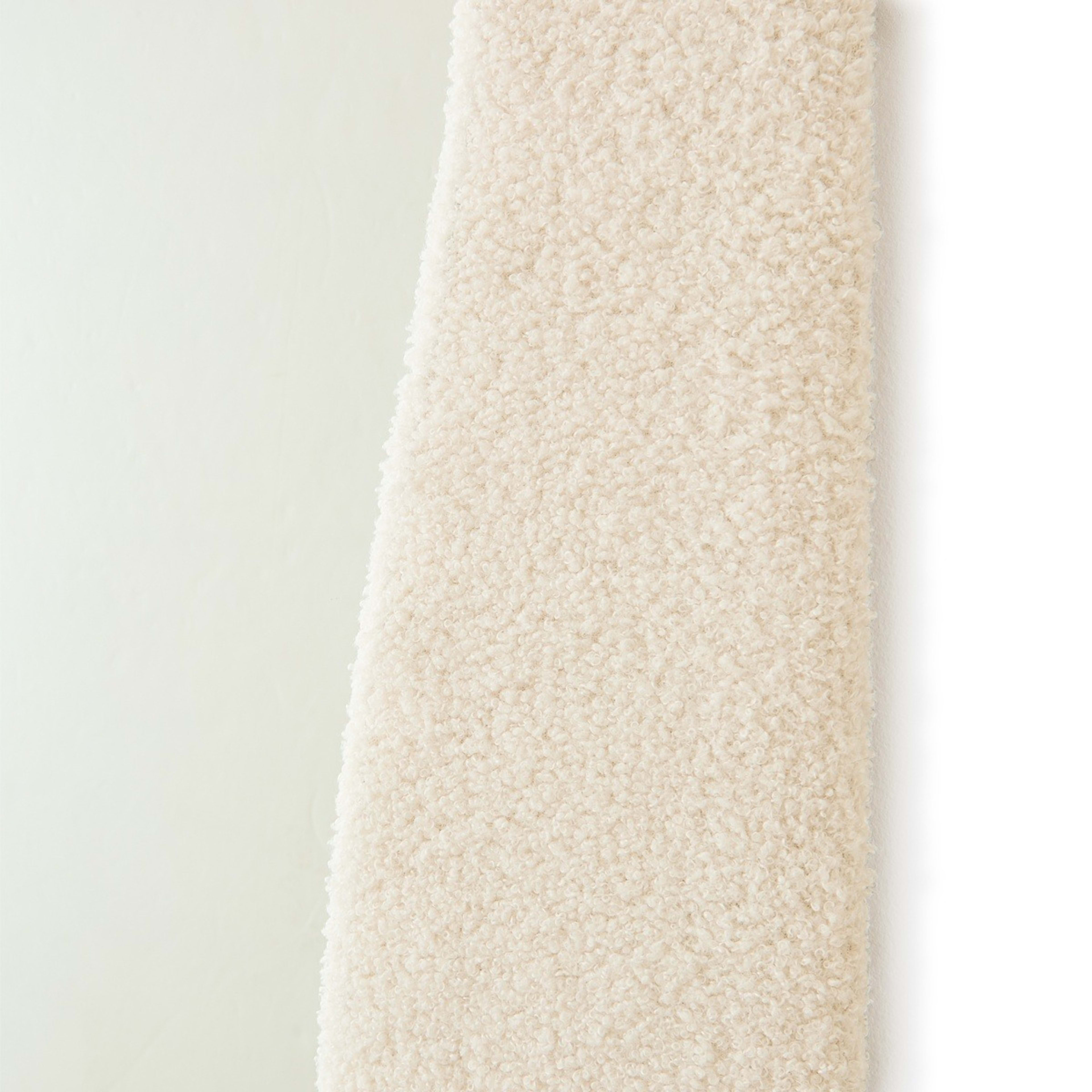 3 Curved Boucle Floor Mirror, 3 of 5
