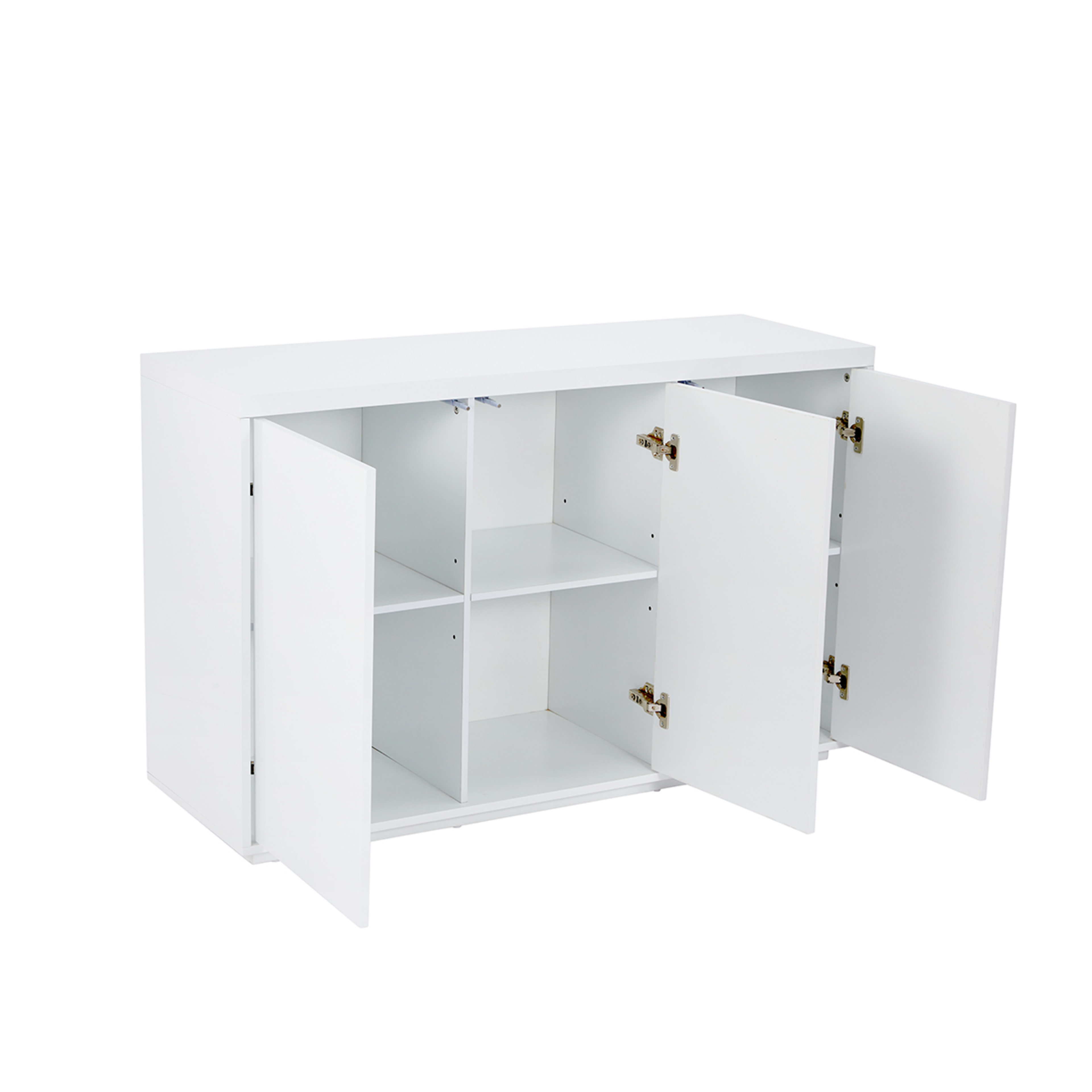 9 Elton High Gloss Storage Cabinet, 9 of 10