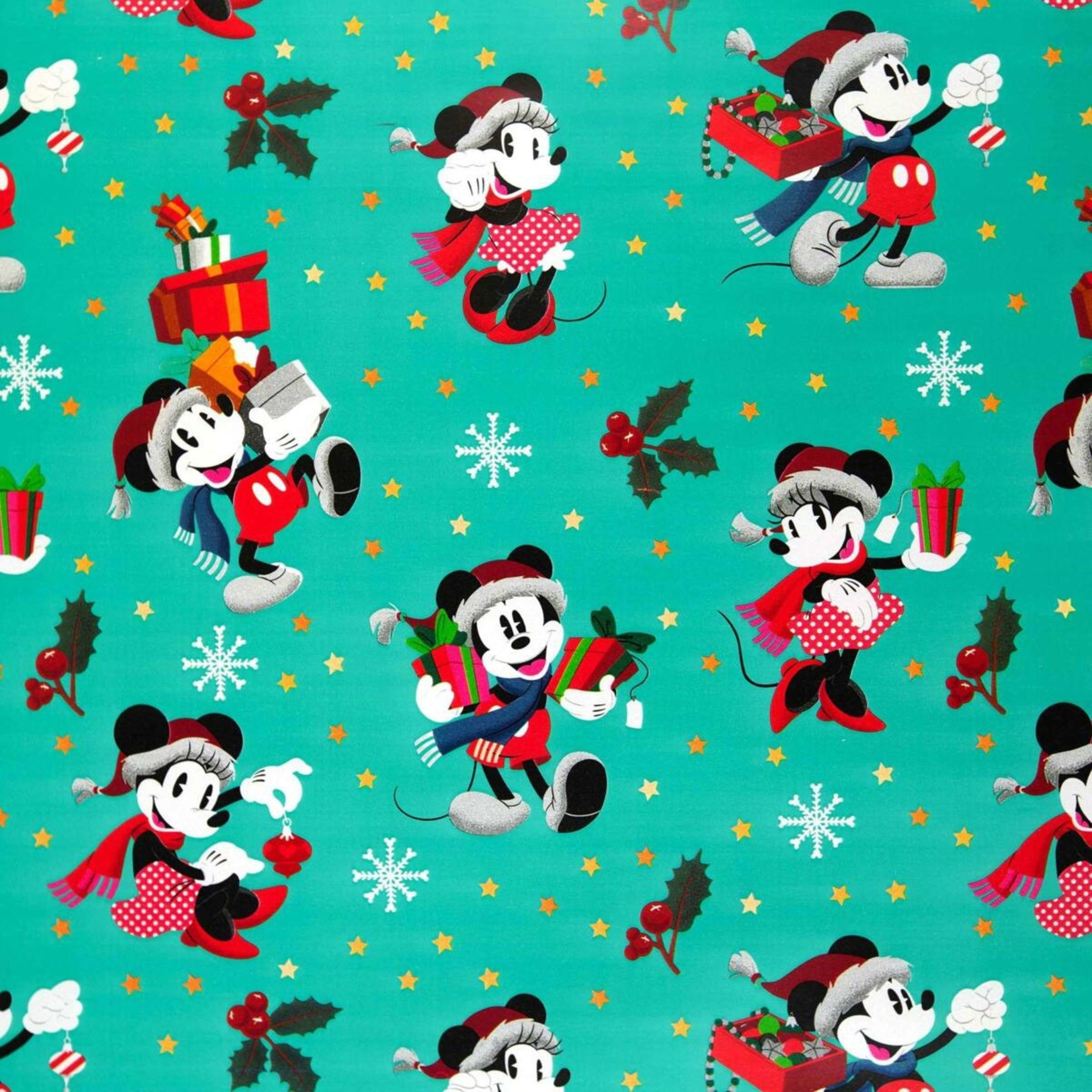Hallmark Christmas Wrapping Paper Mickey Mouse Kmart