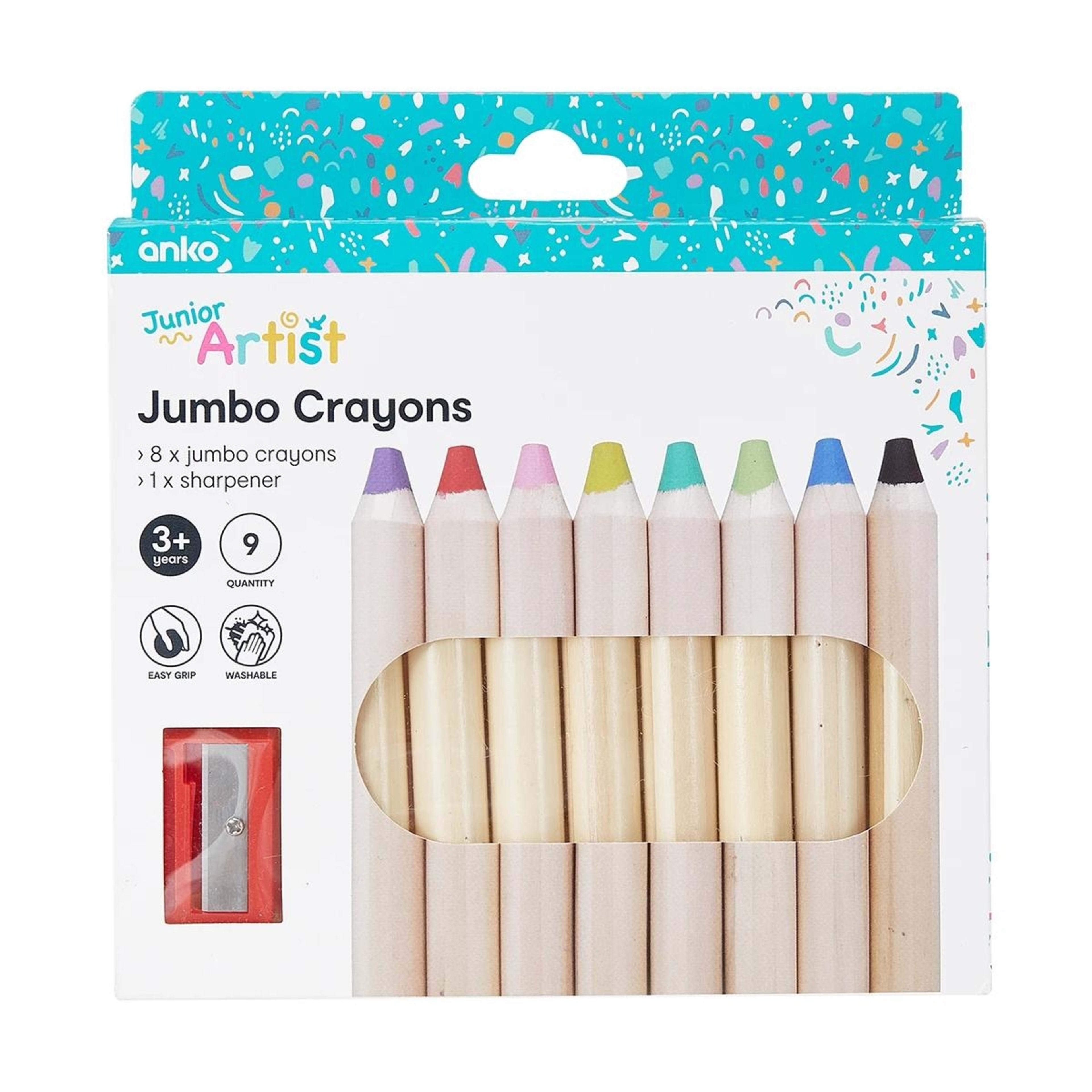 1 Junior Artist Jumbo Crayons