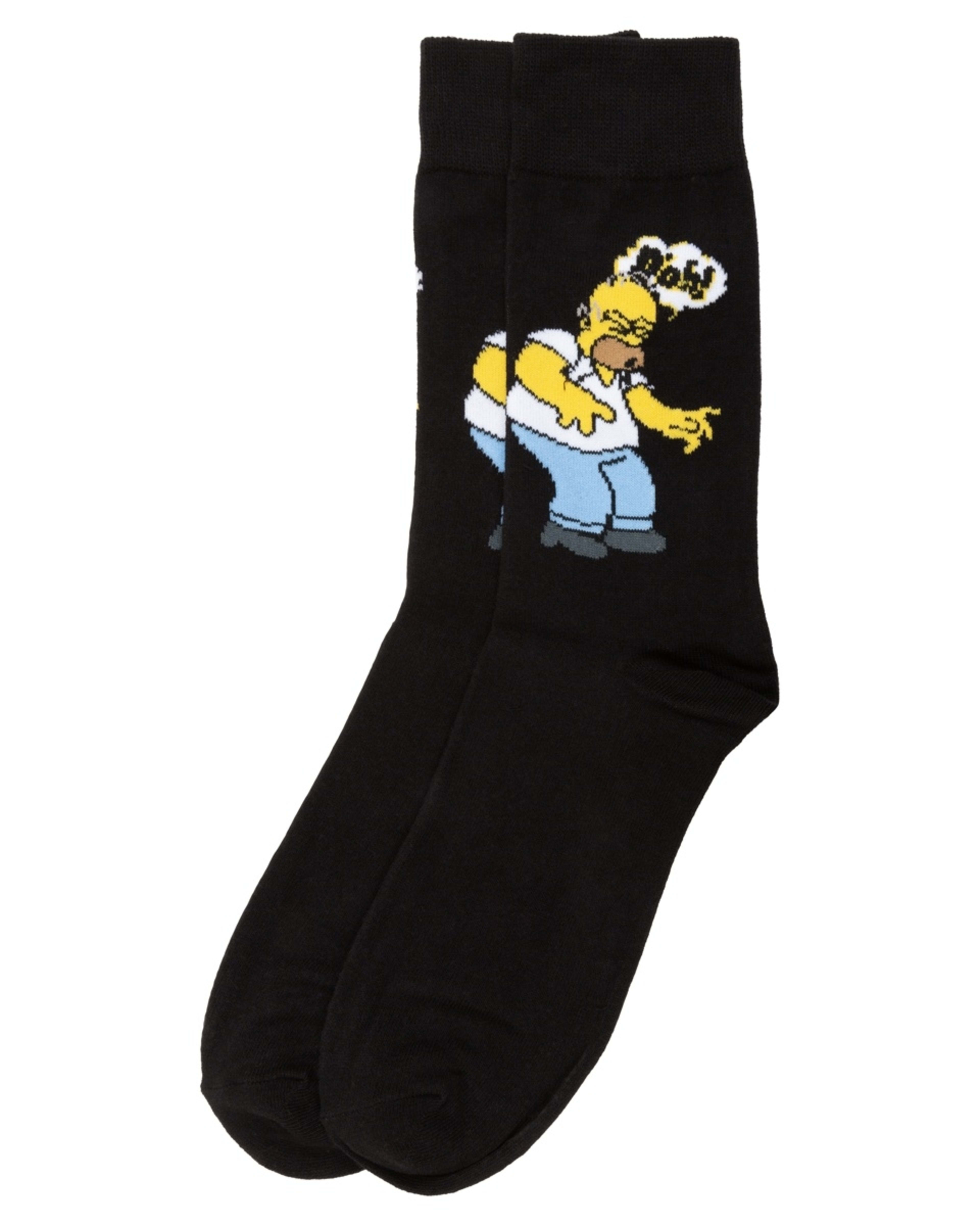 3 2 Pack The Simpsons License Socks 2PK SIMPSONS, 3 of 3
