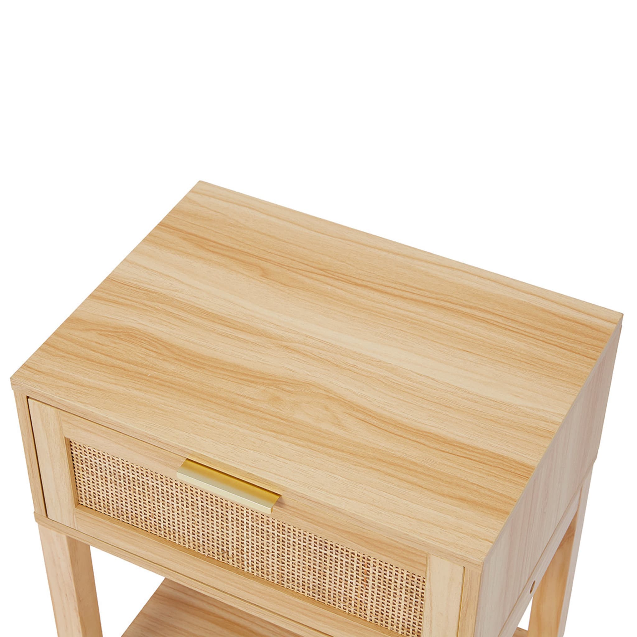 Fraser Rattan Bedside Table Kmart