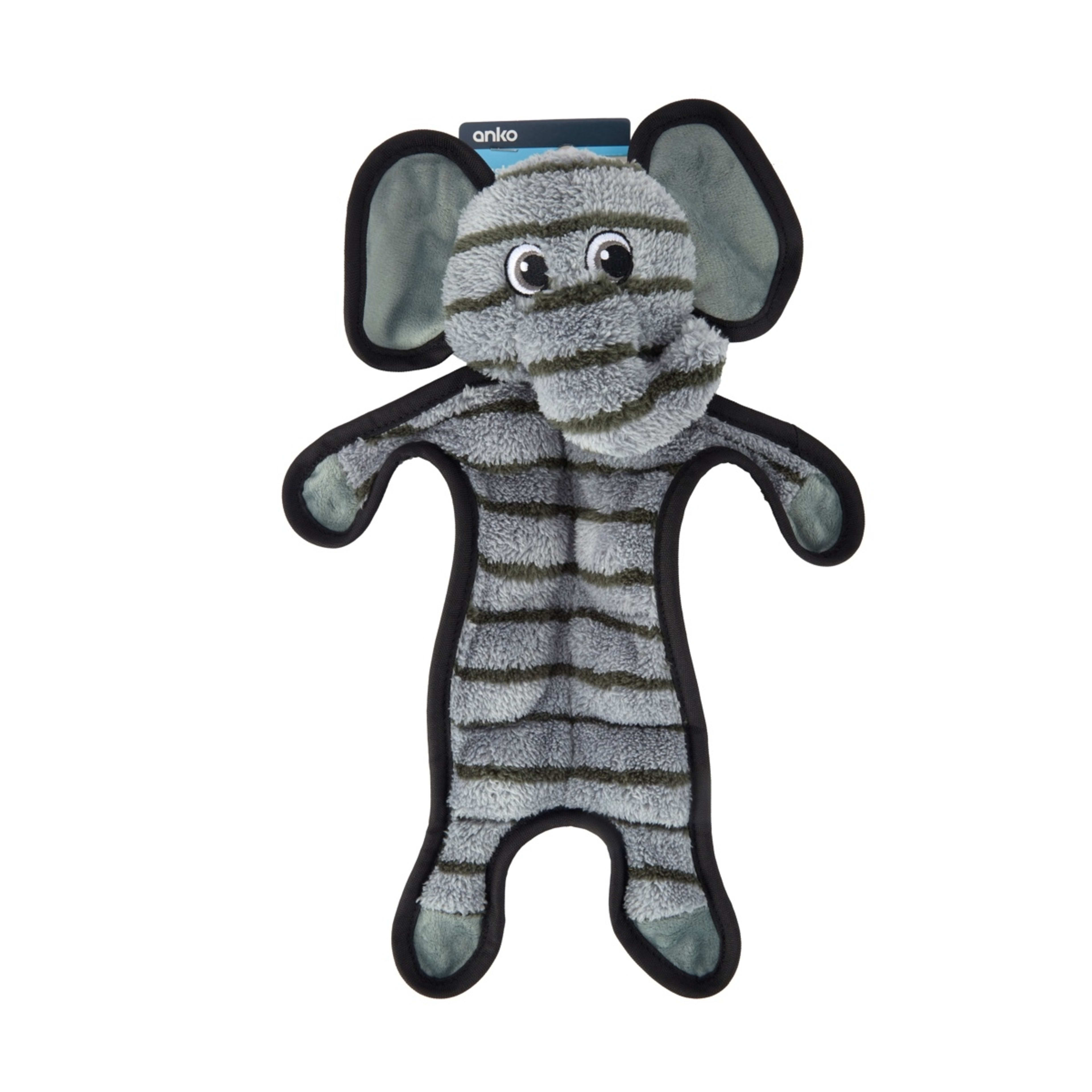 7 Pet Toy Plush Multi Squeak Elephant, 7 of 7