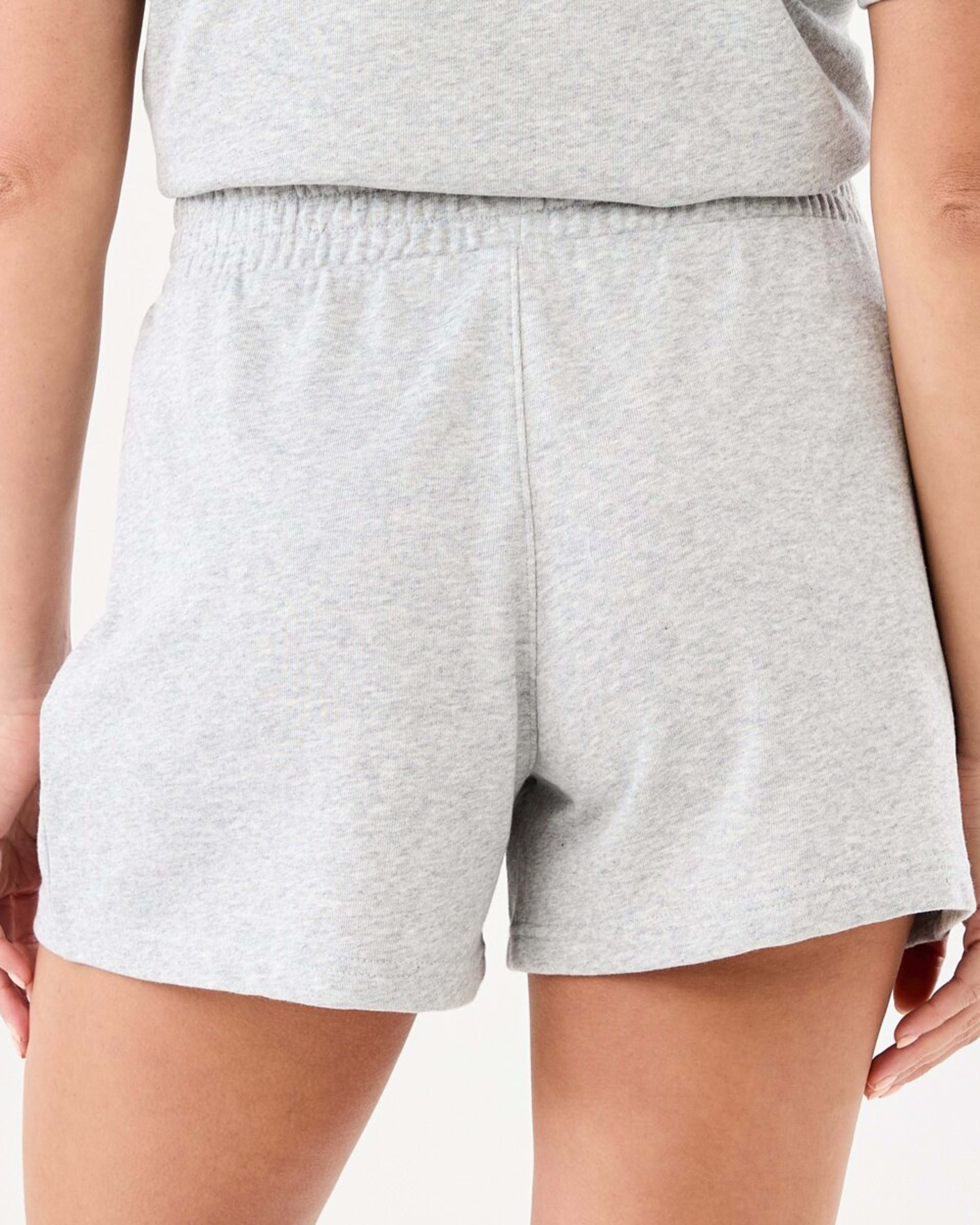 3 Active Womens Terry Everyday Shorts Grey Marle, 3 of 6