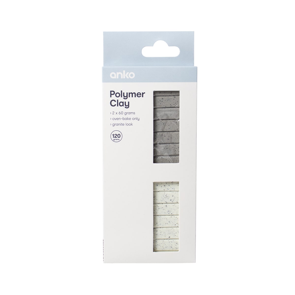 2 Pack Polymer Clay Granite Look Kmart
