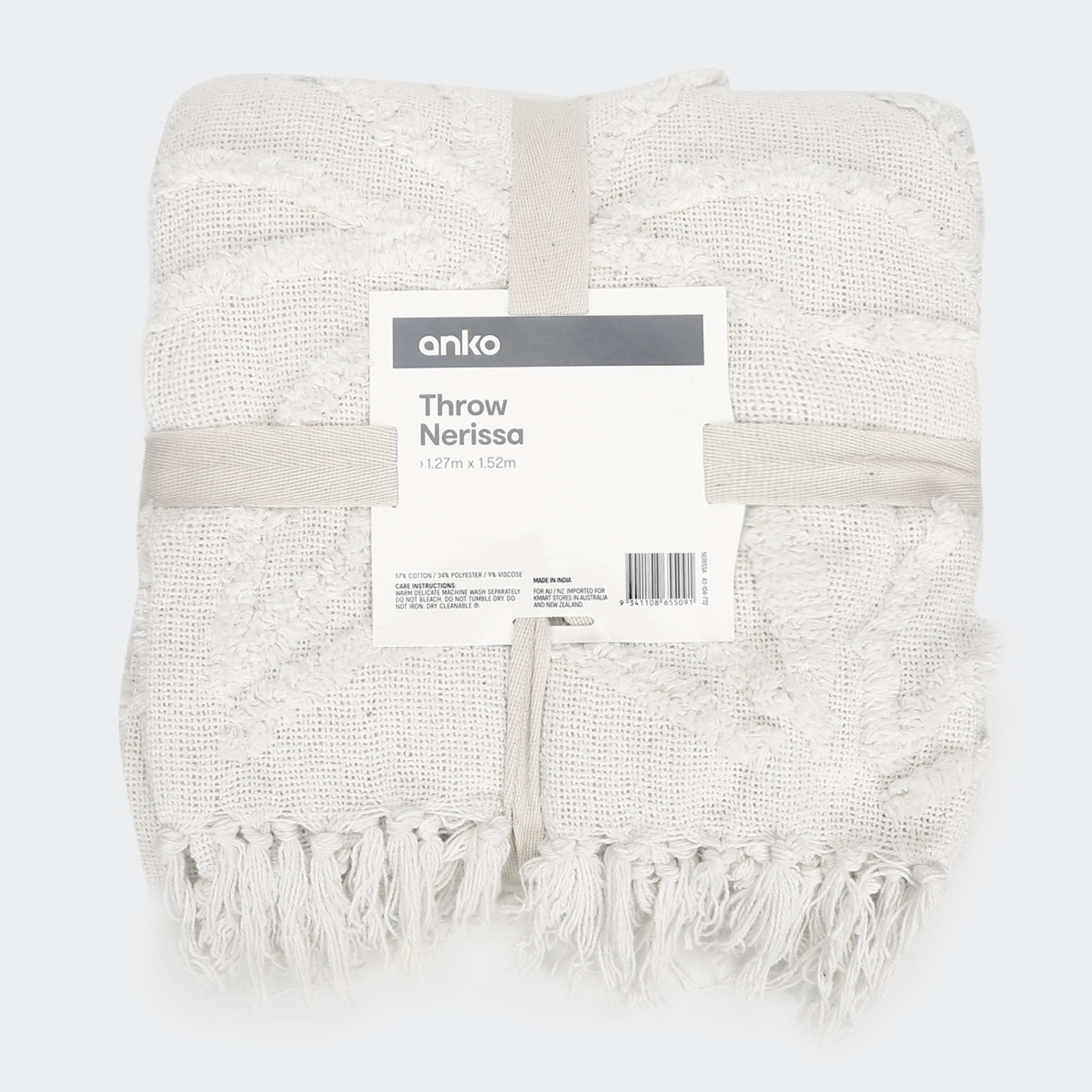Nerissa Throw Natural Kmart