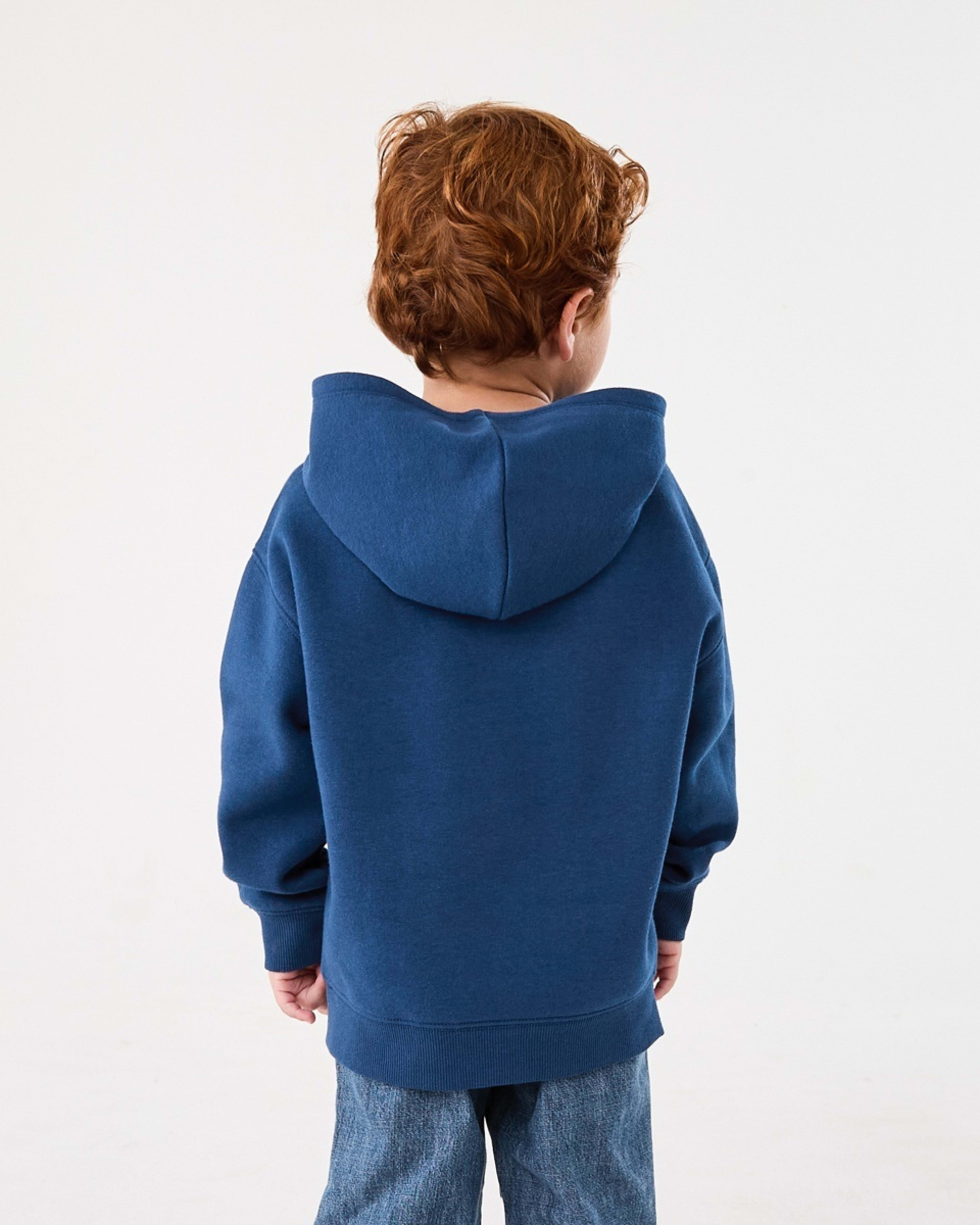 2 Print Hoodie Nvy Bball, 2 of 8