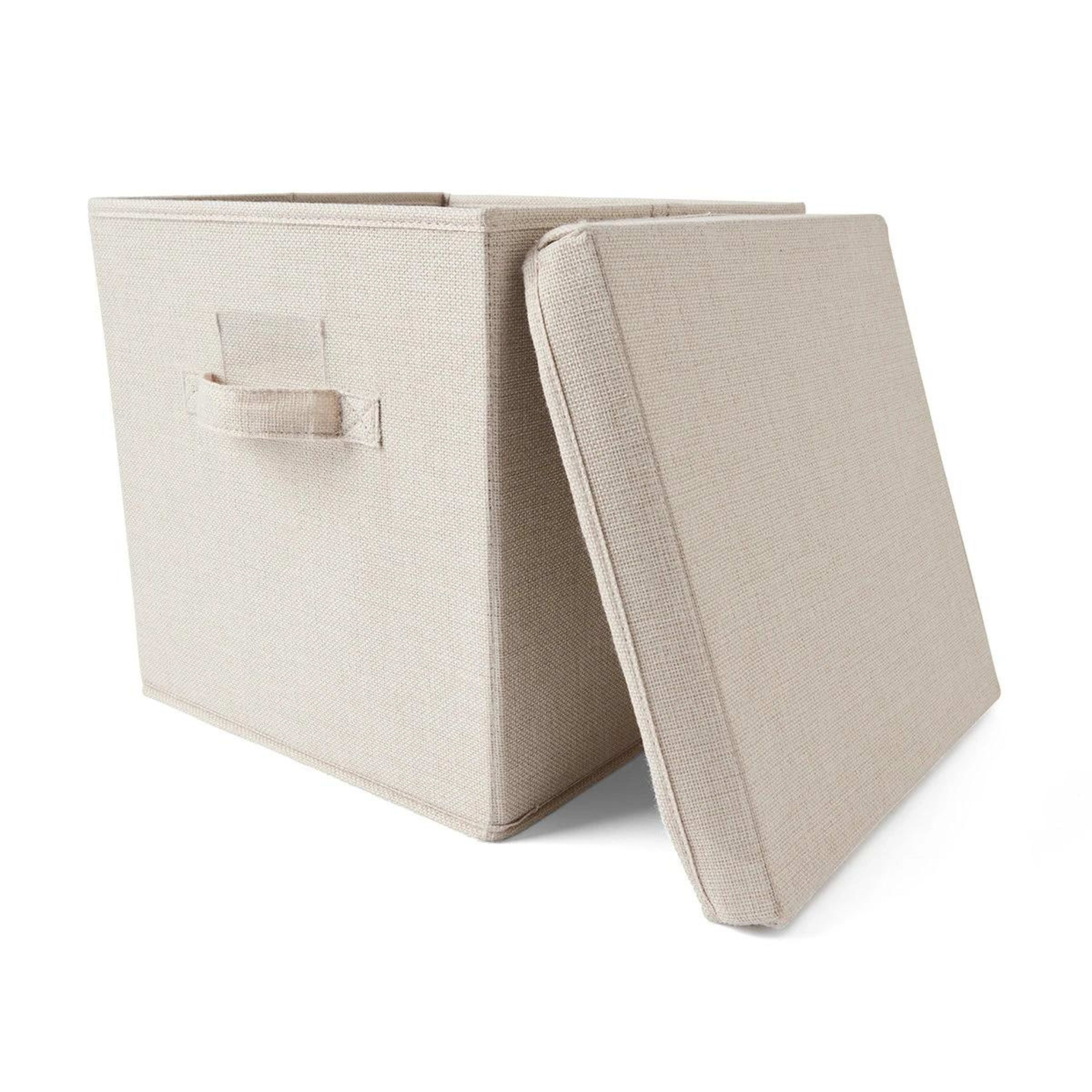 2 Linen Look Storage Box, 2 of 10