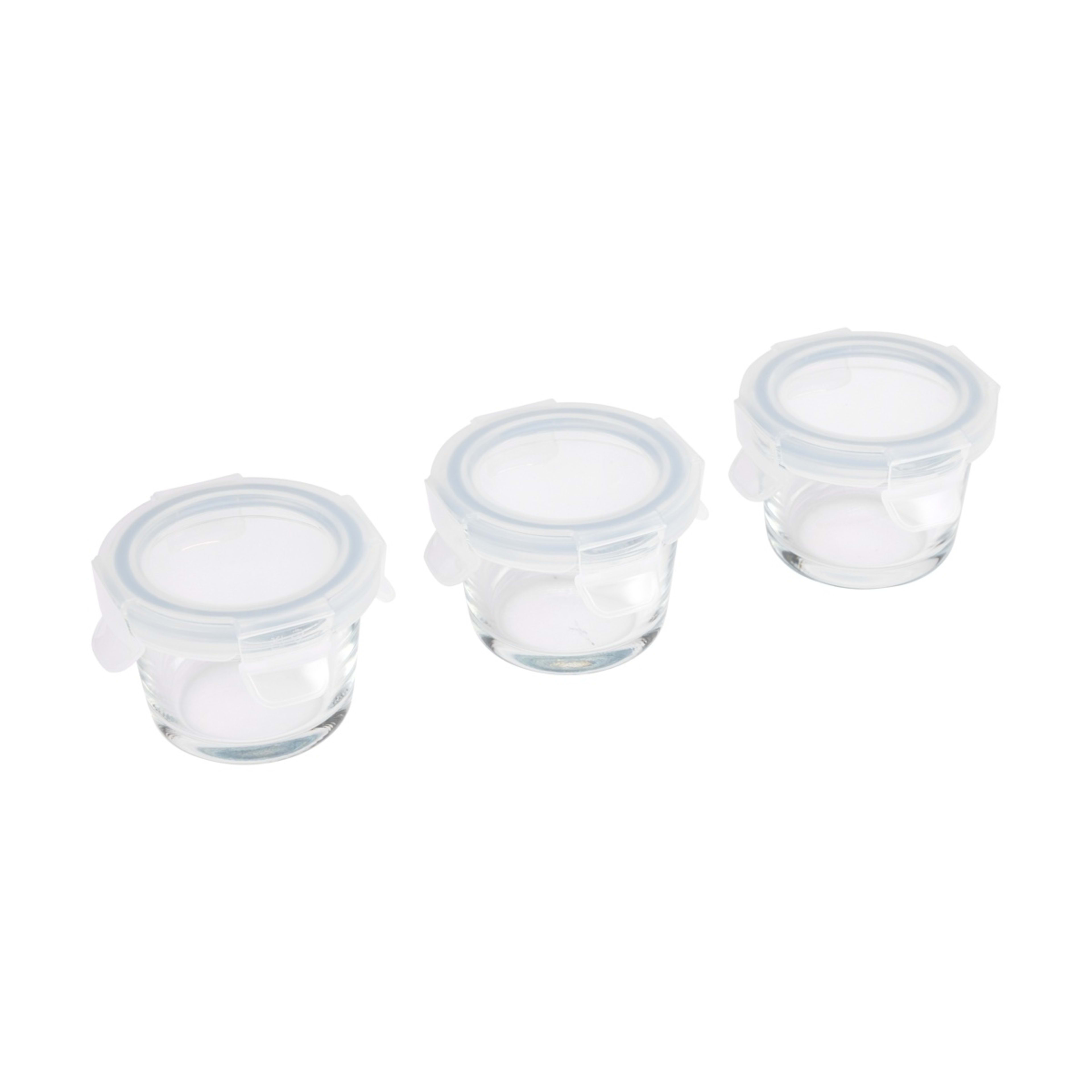 1 3 Pack Mini Glass Containers, 1 of 5