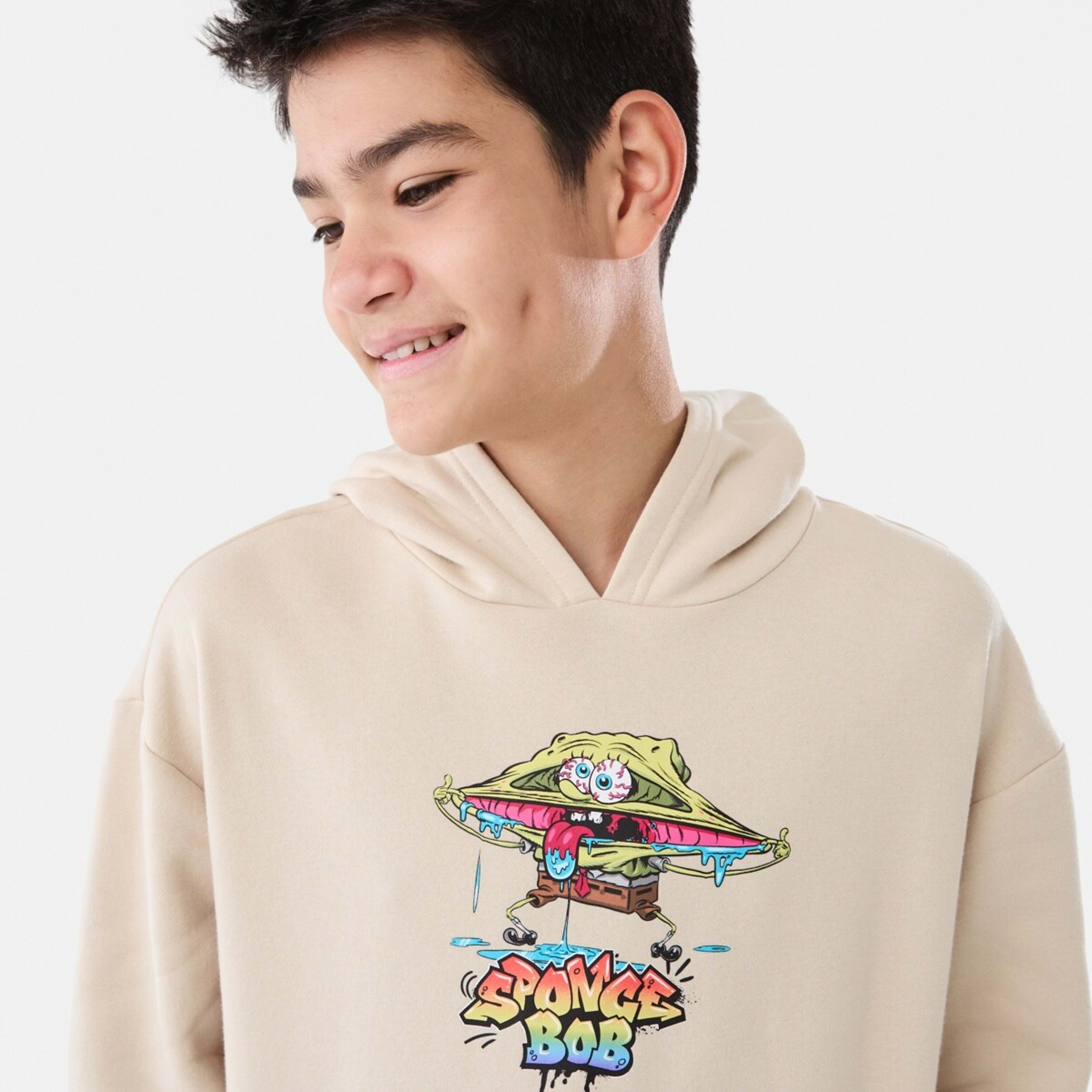 3 SpongeBob SquarePants License Hoodie Spongebob Neutral, 3 of 9