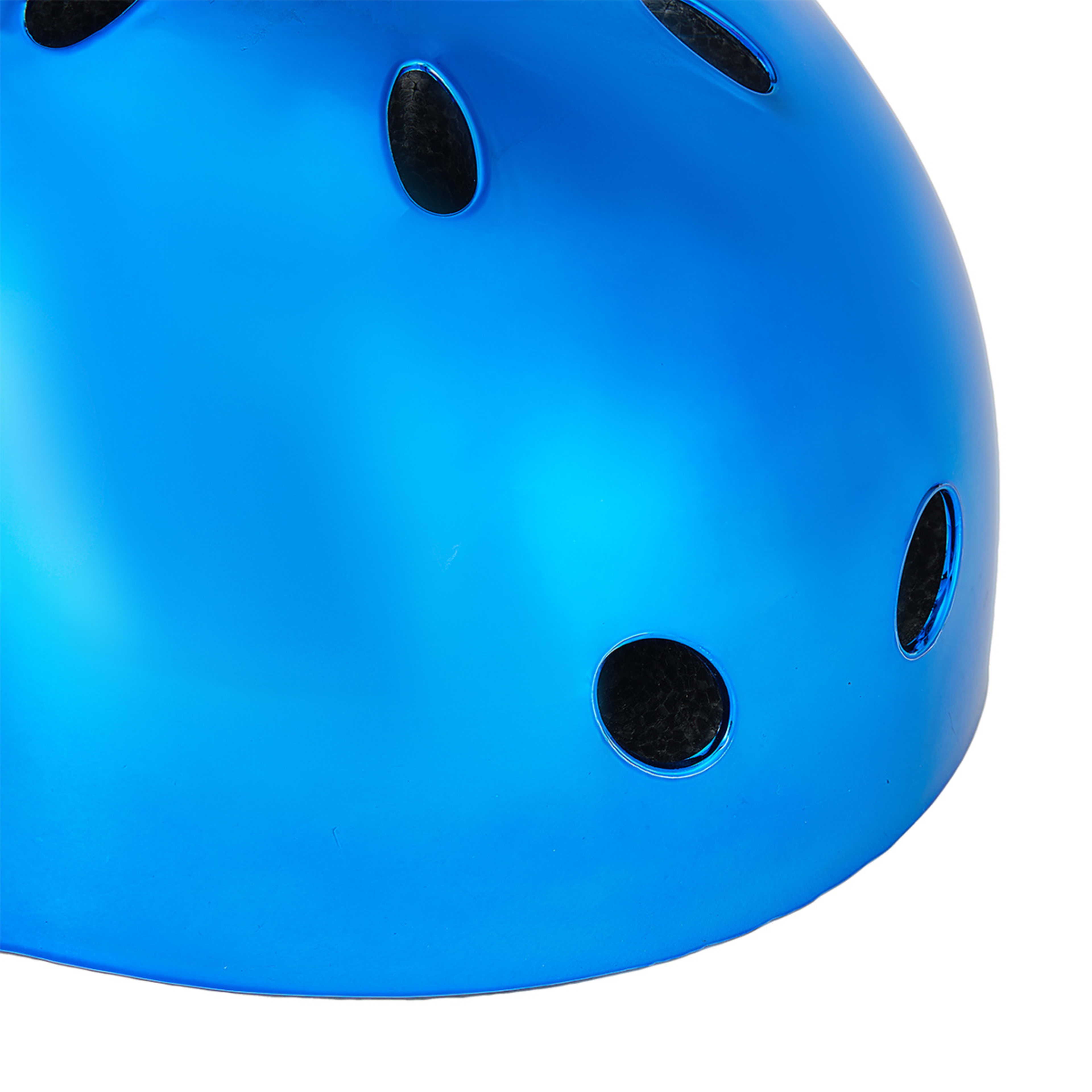 6 Chrome Skate Helmet - One Size, Blue, 6 of 8