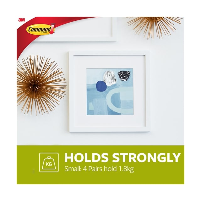 4 Pack Command Picture Hanging Strips Small White Kmart