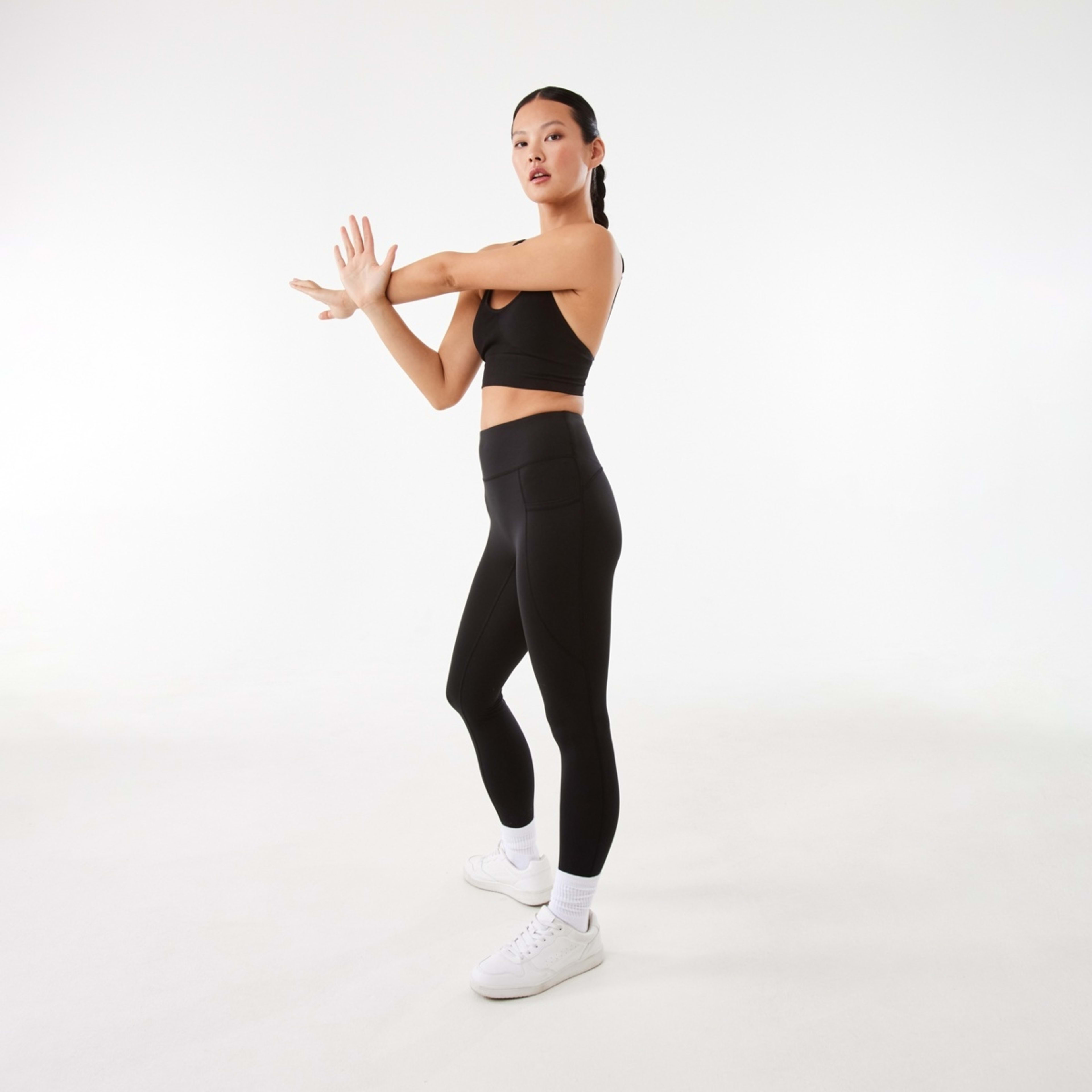 3 Active Womens Ultrasoft Leggings Black, 3 of 6