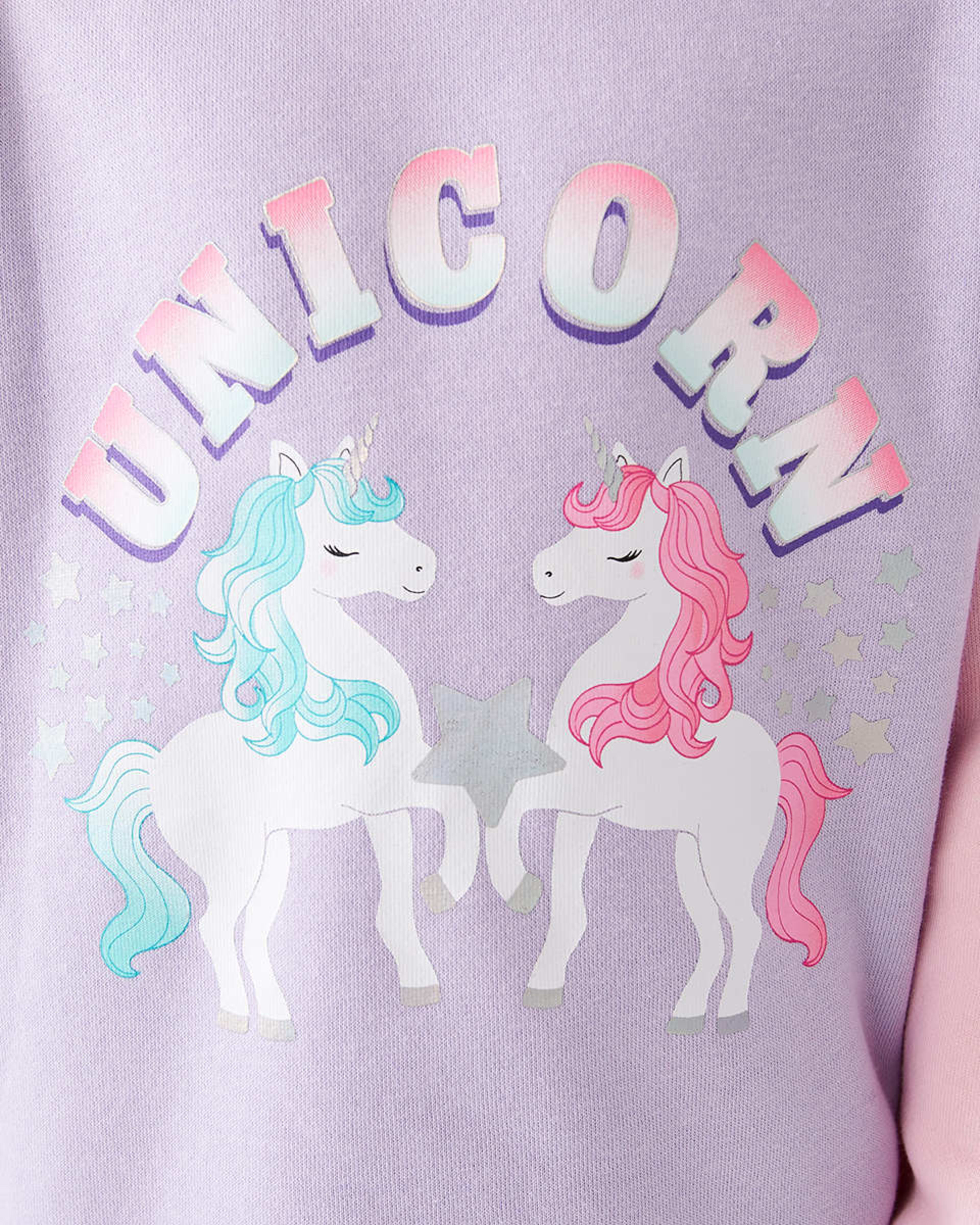3 Print Crew Neck Sweatshirt Unicorn, 3 of 8