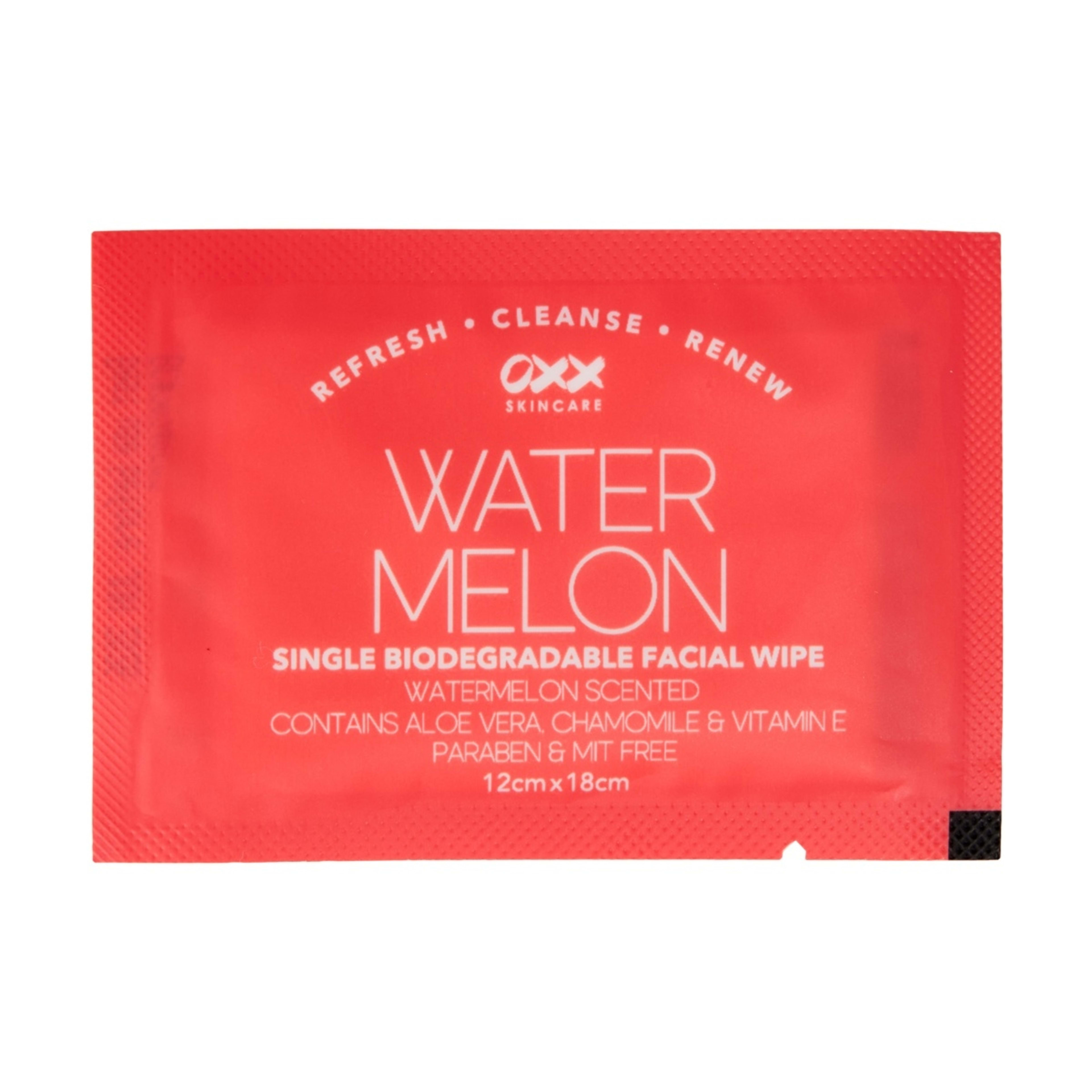 4 OXX Skincare 25 Pack Single Facial Wipes - Watermelon Scented, 4 of 8