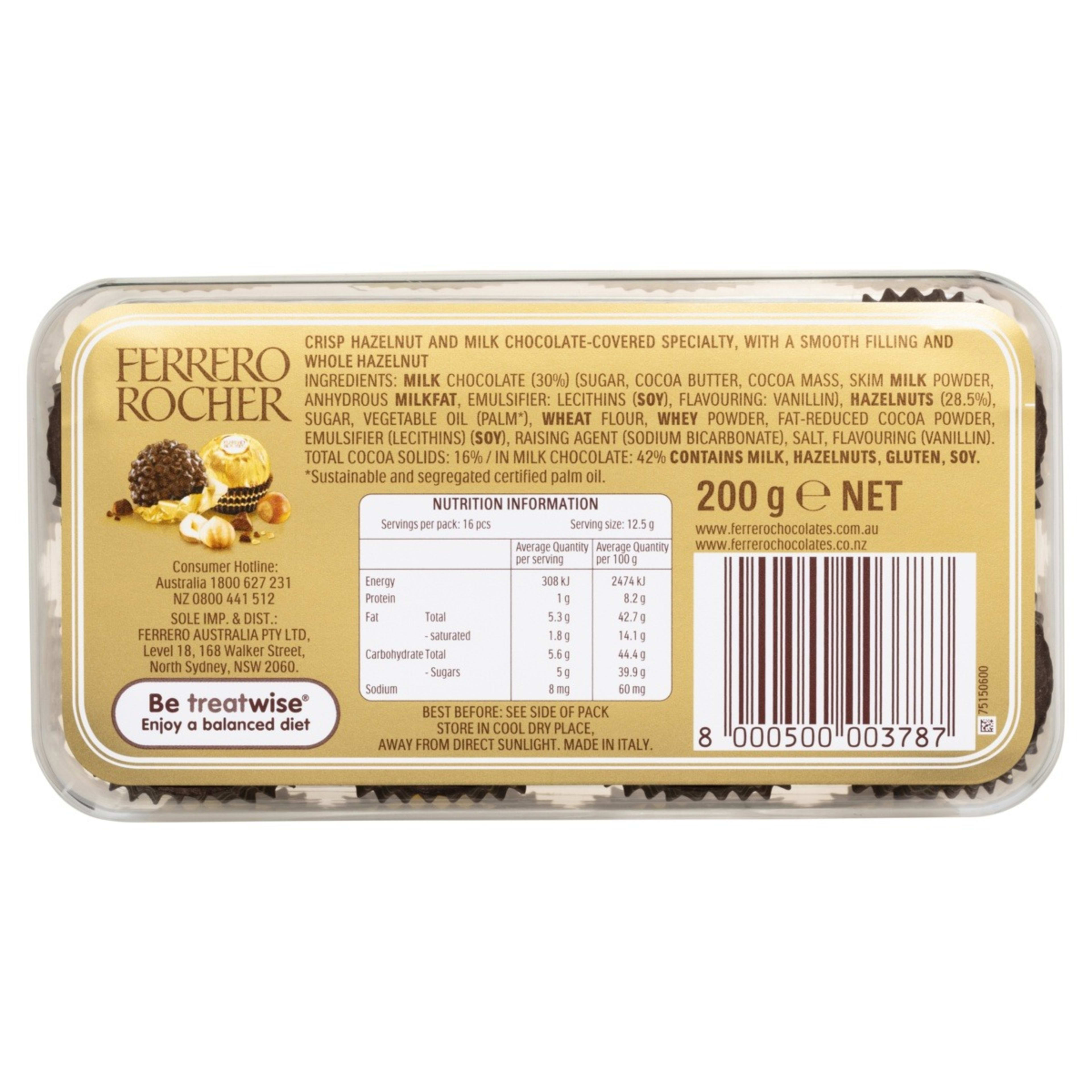 3 16 Pack Ferrero Rocher Chocolate Gift Box 200g, 3 of 7