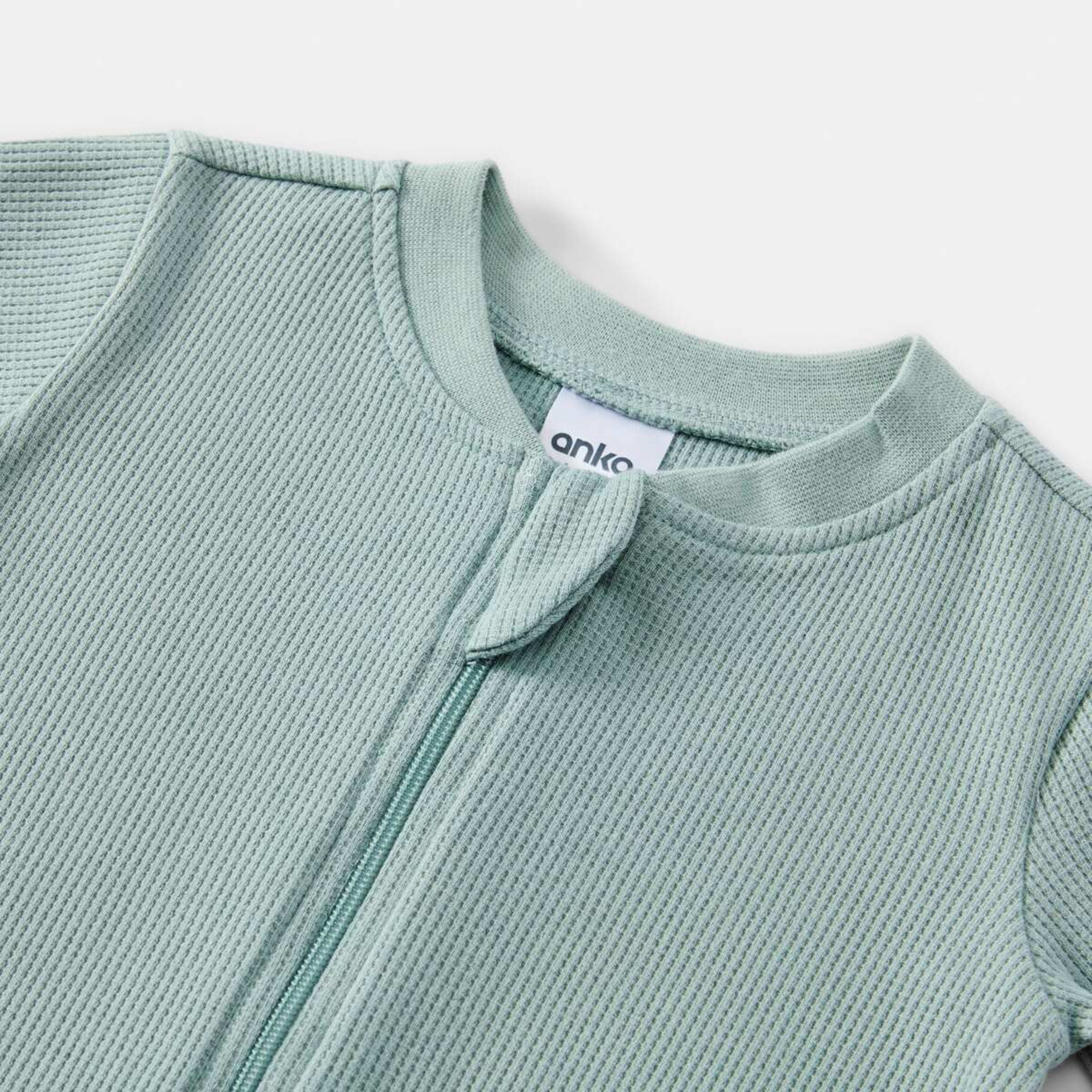 3 Waffle Coverall Blue Surf, 3 of 3