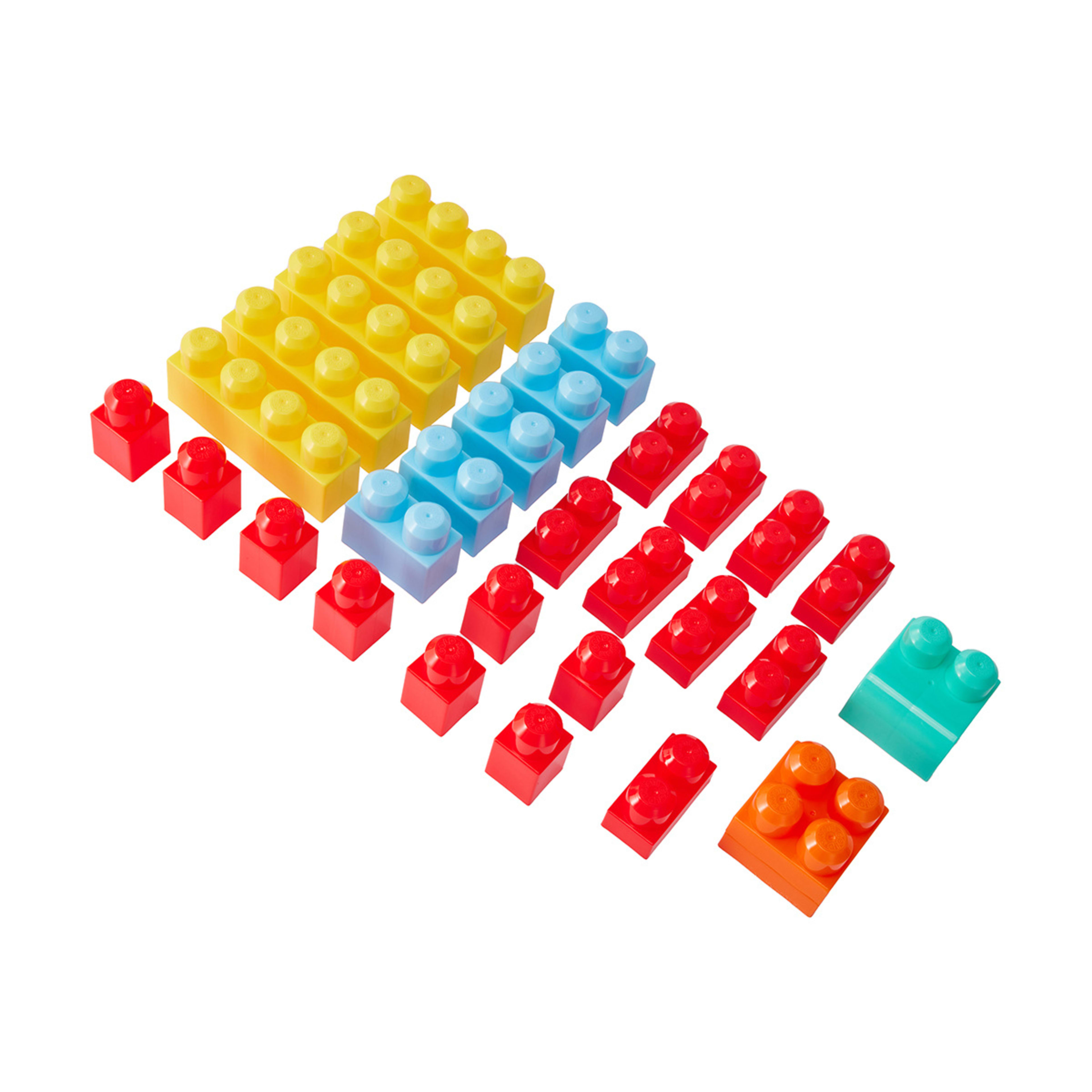 30 Piece Build Block Trolley Kmart