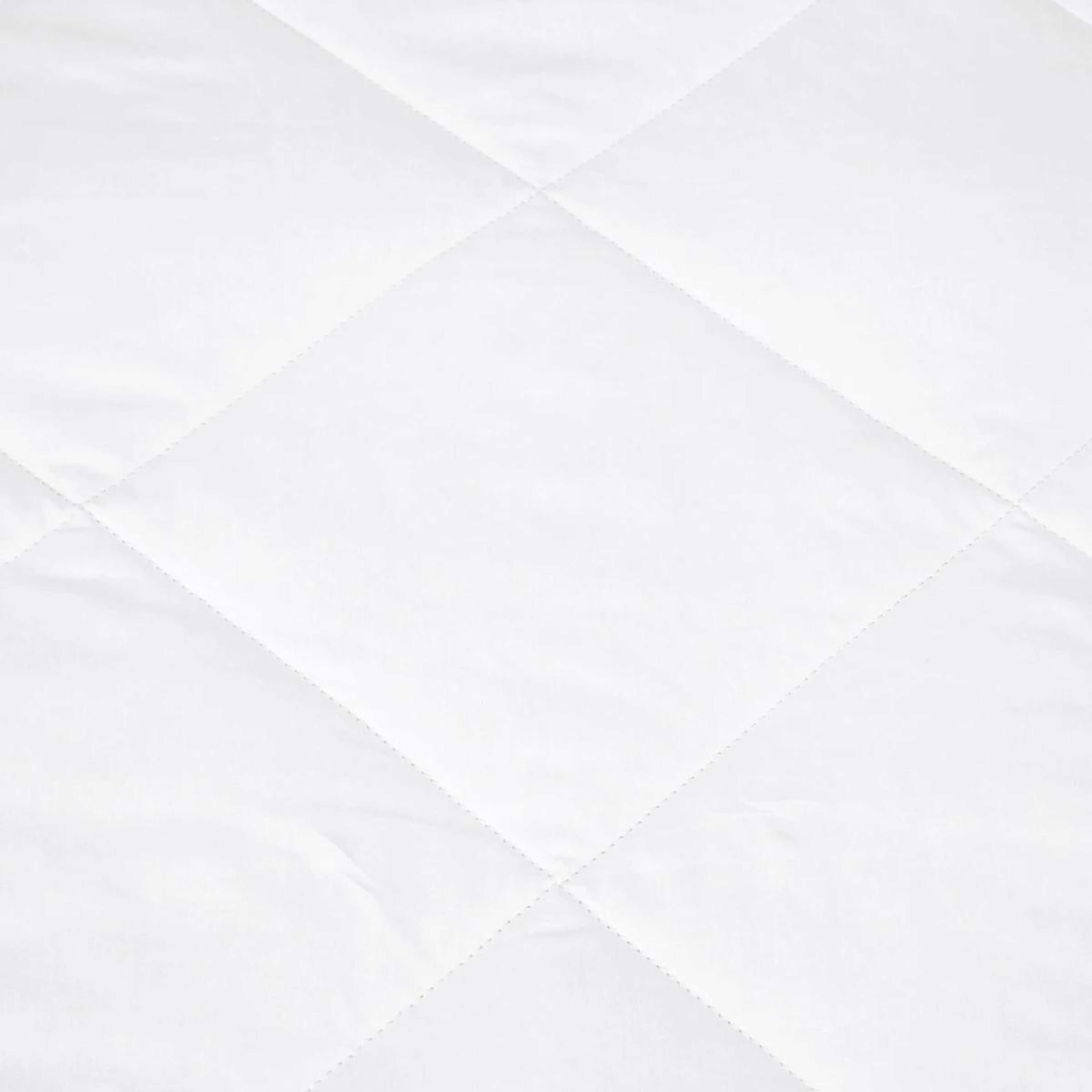 3 Low Warmth Summer Cotton Wool Quilt - Queen Bed, White, 3 of 4