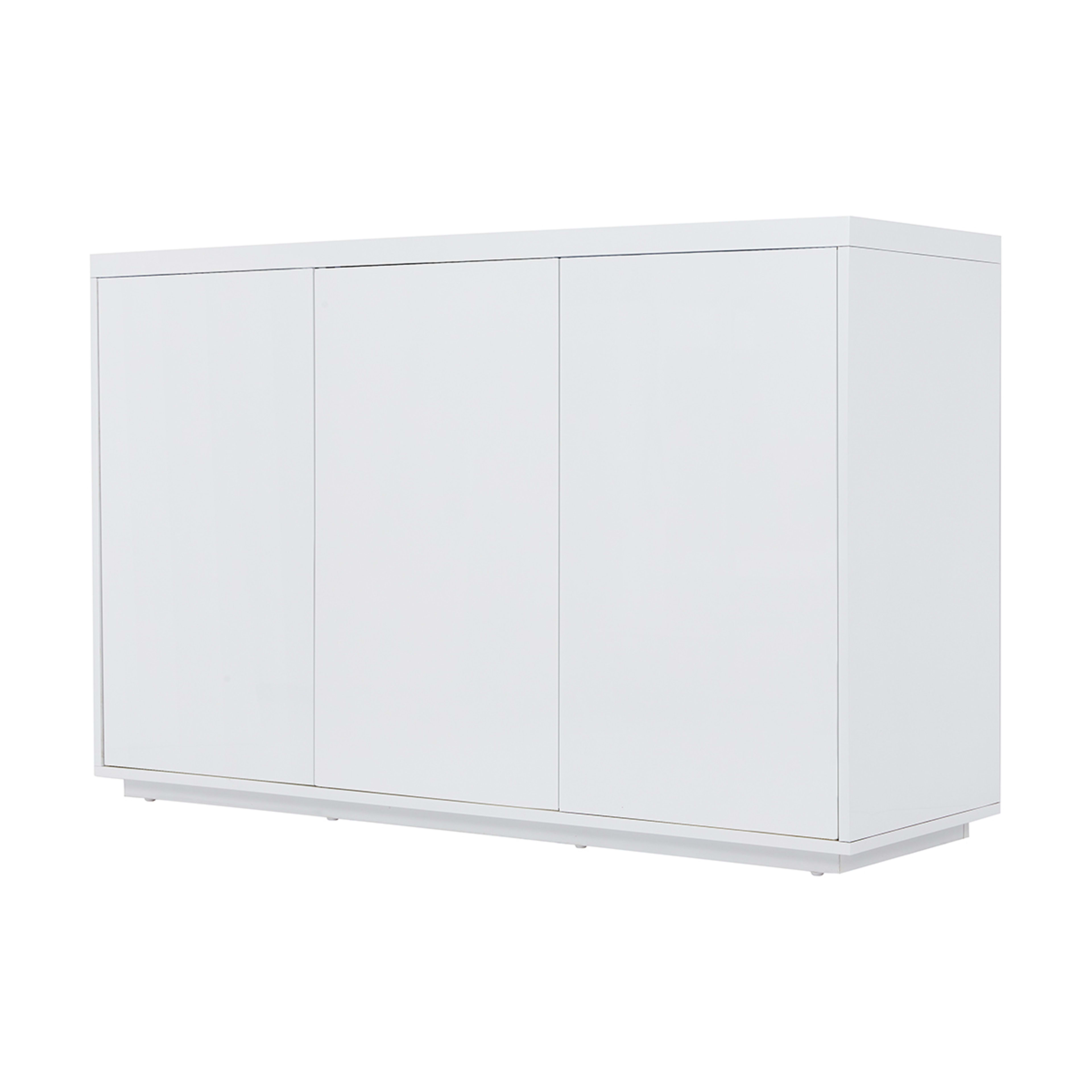 1 Elton High Gloss Storage Cabinet, 1 of 10