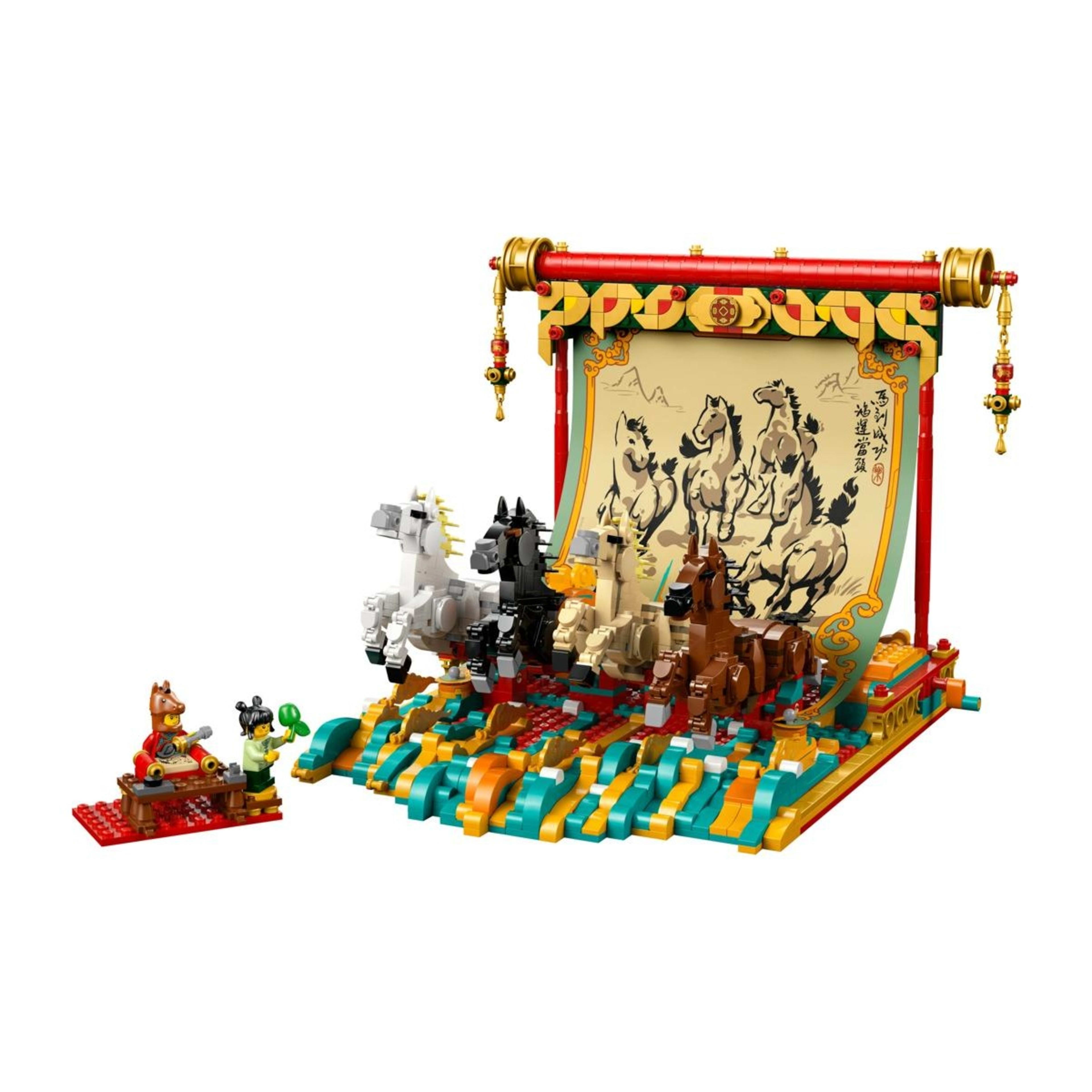 2 LEGO Chinese Festivals Galloping Horses Canvas 80119, 2 of 10