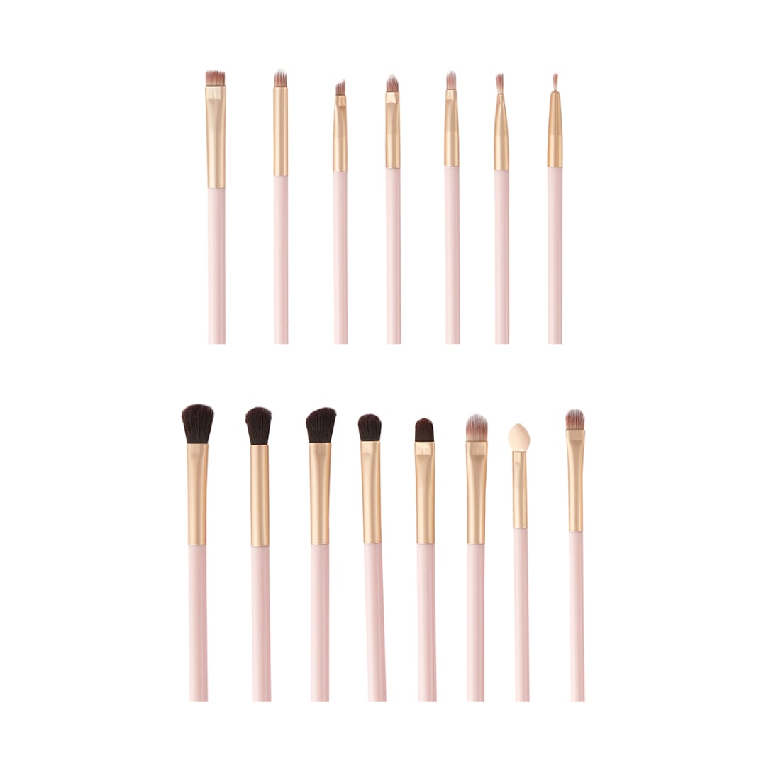 OXX Cosmetics 24 Piece Makeup Brush Set and Travel Case Soft Glam Kmart