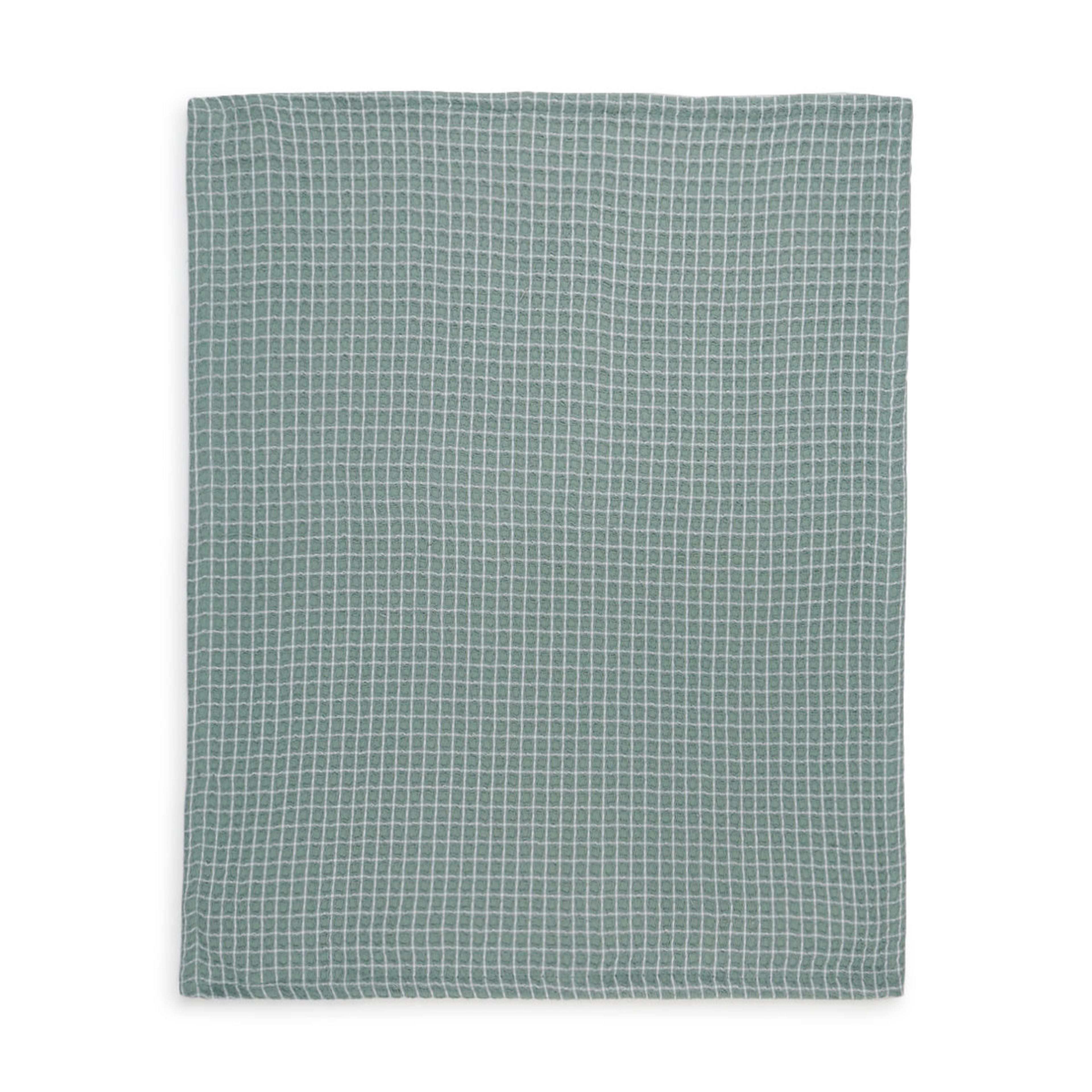 4 3 Pack Sage Waffle Tea Towels, 4 of 6