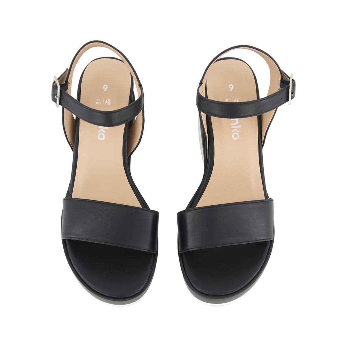 Stacked Wedge Heel Sandals Kmart