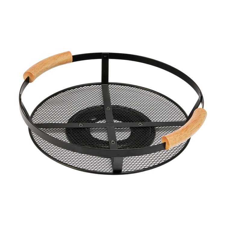 Wire and Wood Turntable Black Kmart